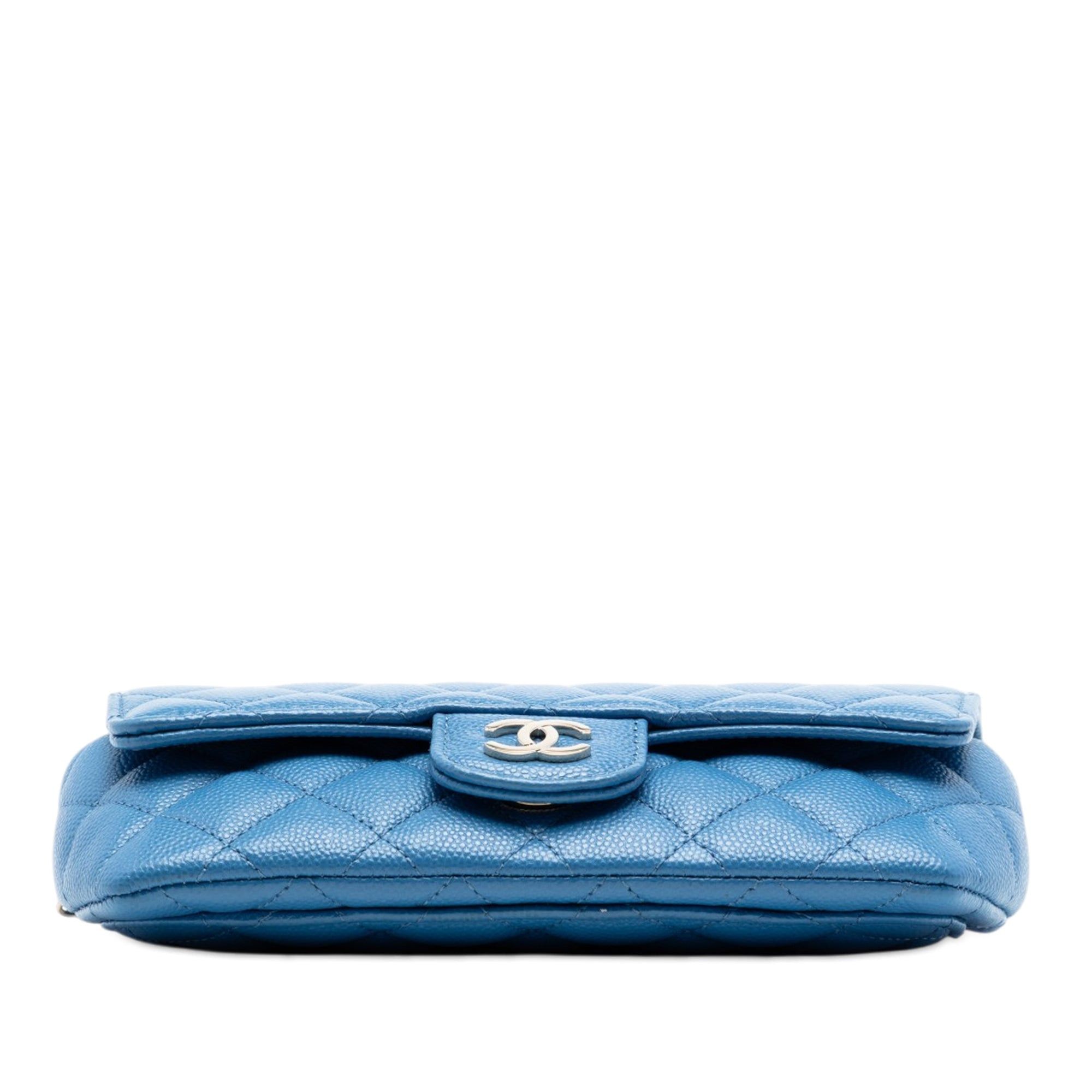 Chanel CC Quilted Caviar Sunglasses Case with Chain Size ONE SIZE - 3 Thumbnail