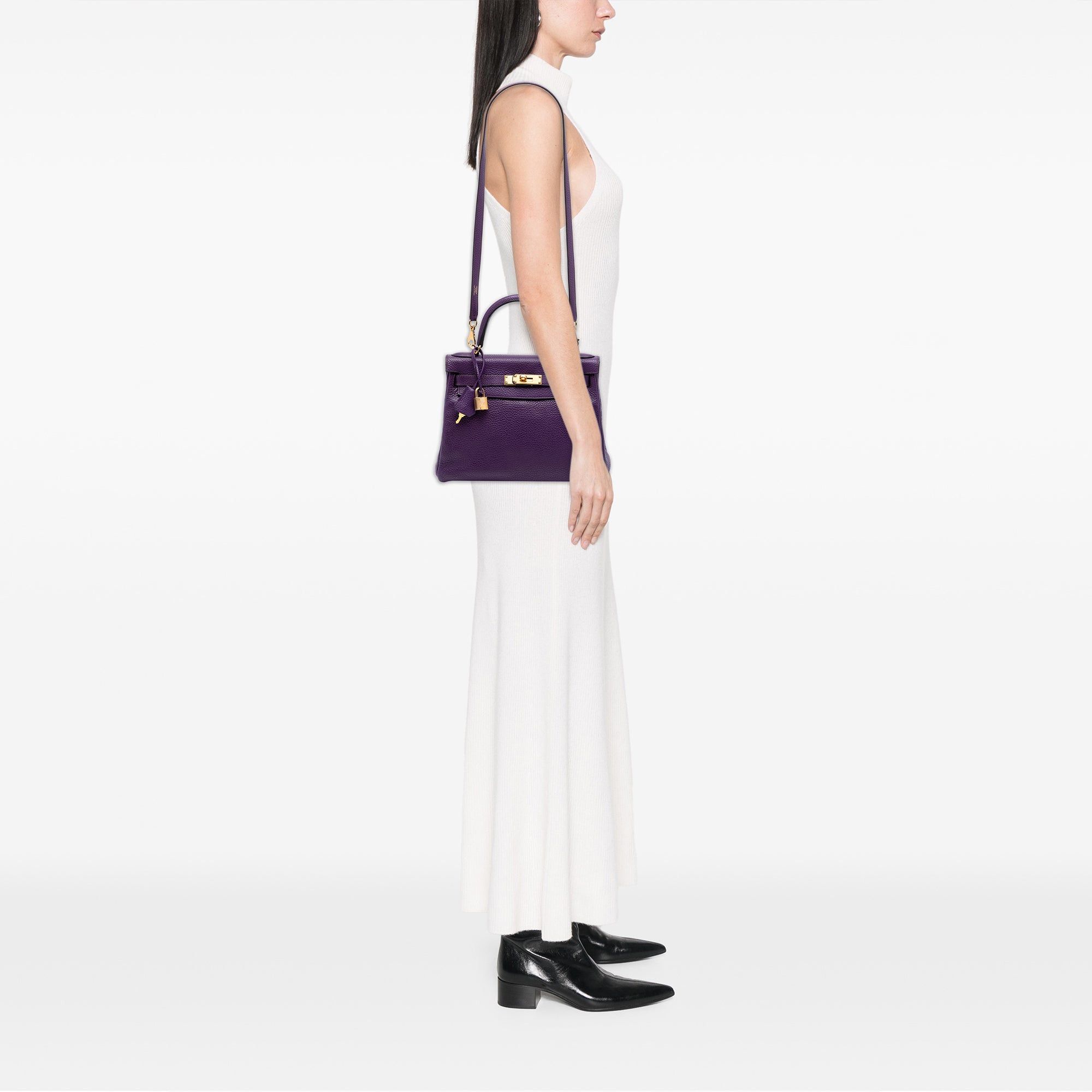Hermes Taurillon Clemence Kelly II Retourne 28 Size ONE SIZE - 6 Thumbnail