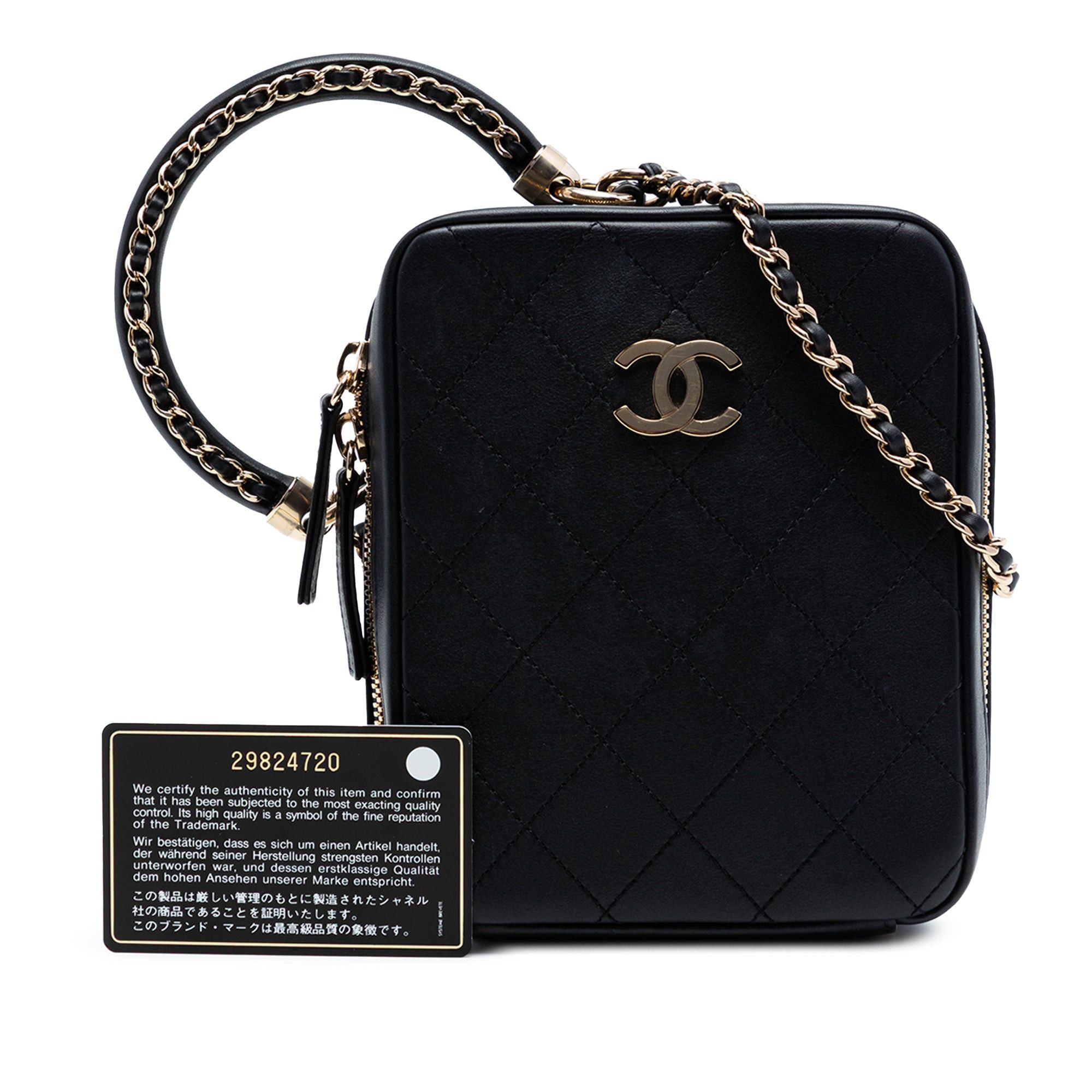 Chanel Calfskin Stitched Cup Of Tea Vanity Case Size ONE SIZE - 7 Thumbnail