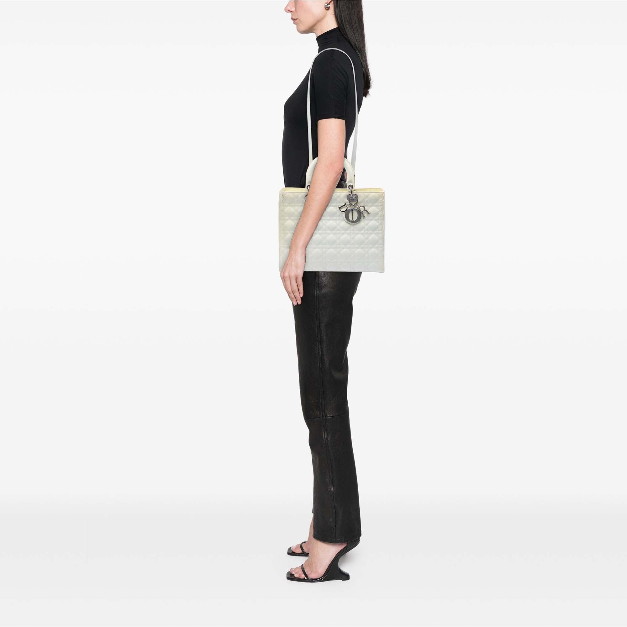 Dior Large Lambskin Cannage Lady Dior Size ONE SIZE - 6 Thumbnail