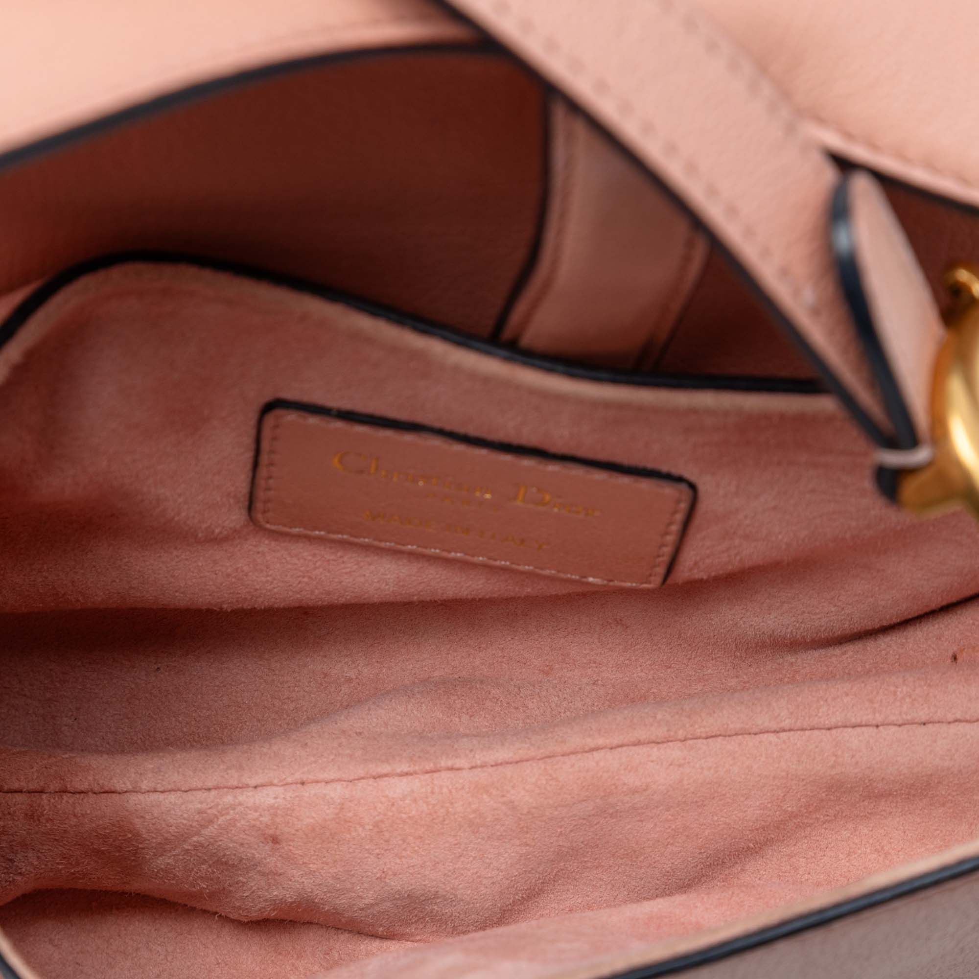 Dior Mini Goatskin Saddle Bag Size ONE SIZE - 4 Thumbnail