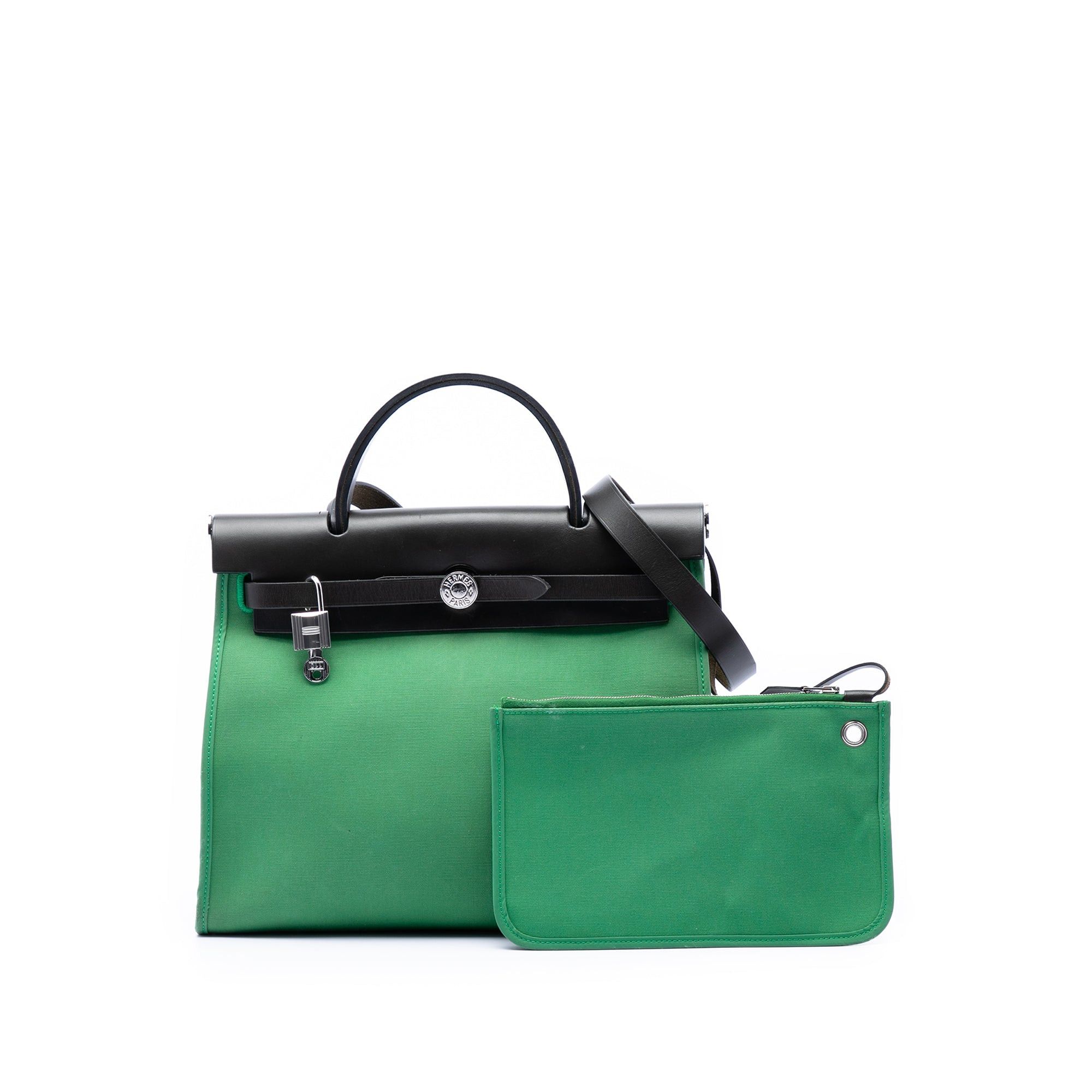 Hermes Military Toile and Vache Hunter Herbag Zip 31 Size ONE SIZE - 7 Thumbnail