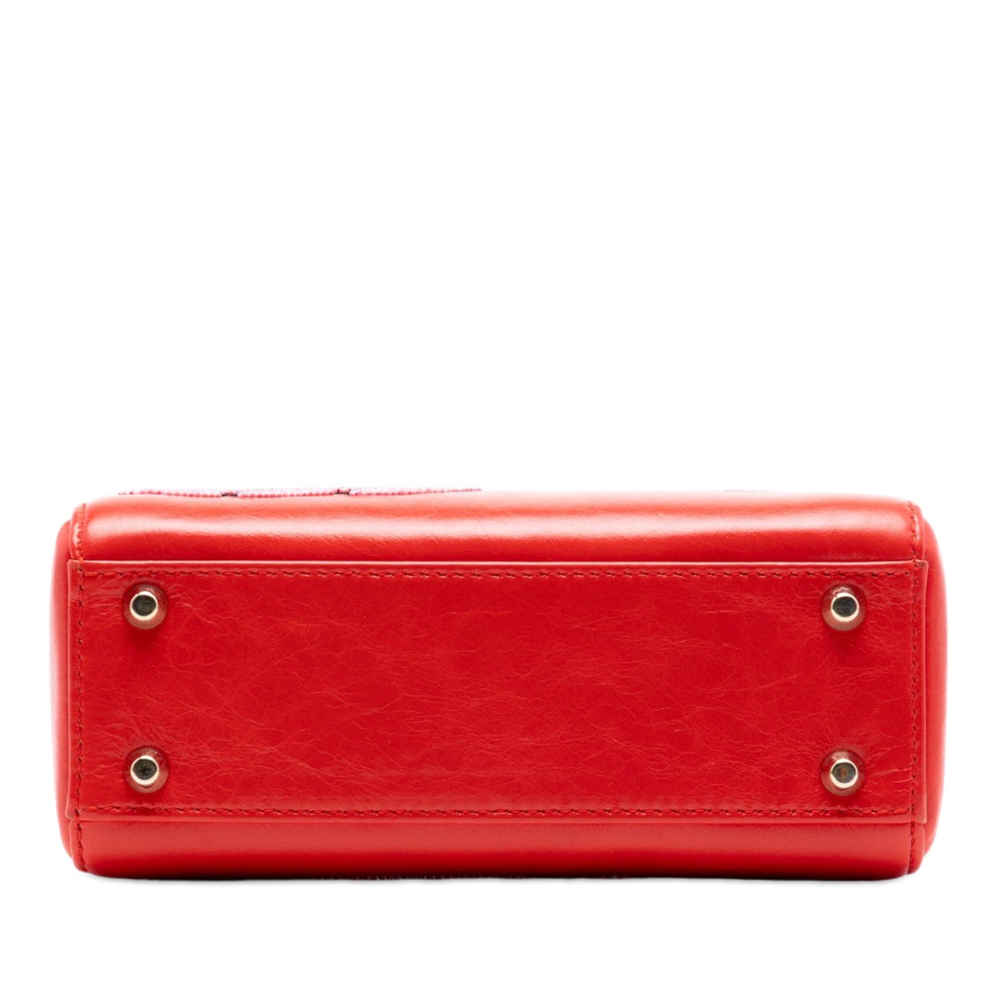Dior Mini Calfskin Beaded Lady Dior Size ONE SIZE - 3 Thumbnail
