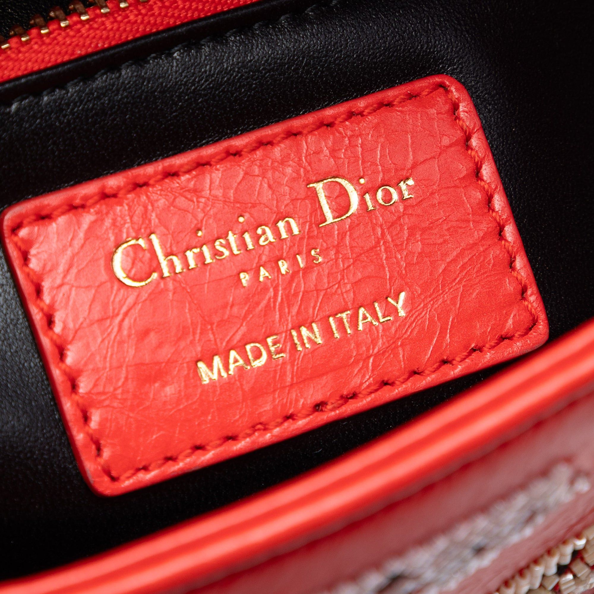 Dior Mini Calfskin Beaded Lady Dior Size ONE SIZE - 5 Thumbnail