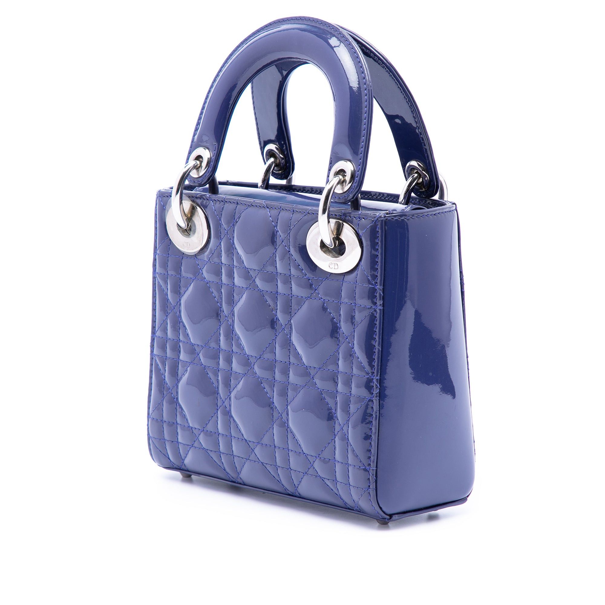 Dior Mini Patent Cannage Lady Dior Size ONE SIZE - 2 Thumbnail