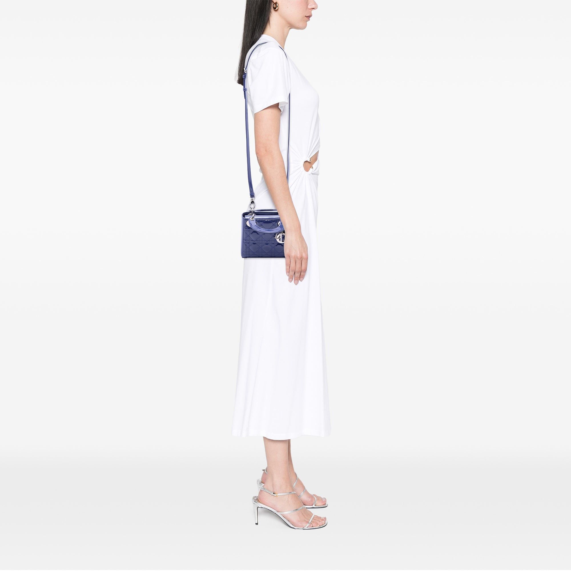 Dior Mini Patent Cannage Lady Dior Size ONE SIZE - 6 Thumbnail