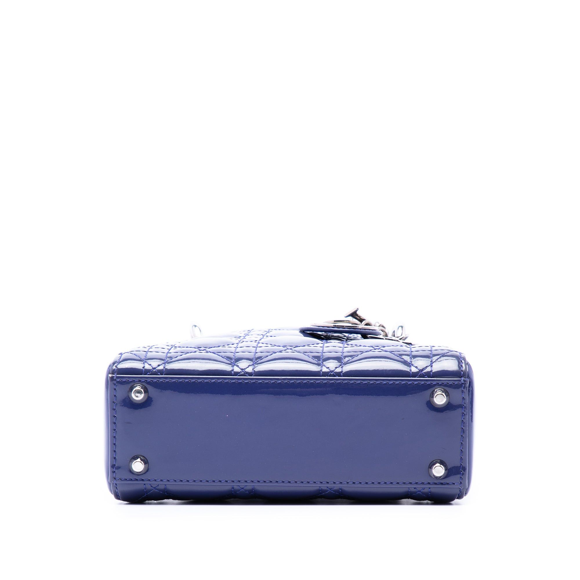 Dior Mini Patent Cannage Lady Dior Size ONE SIZE - 3 Thumbnail