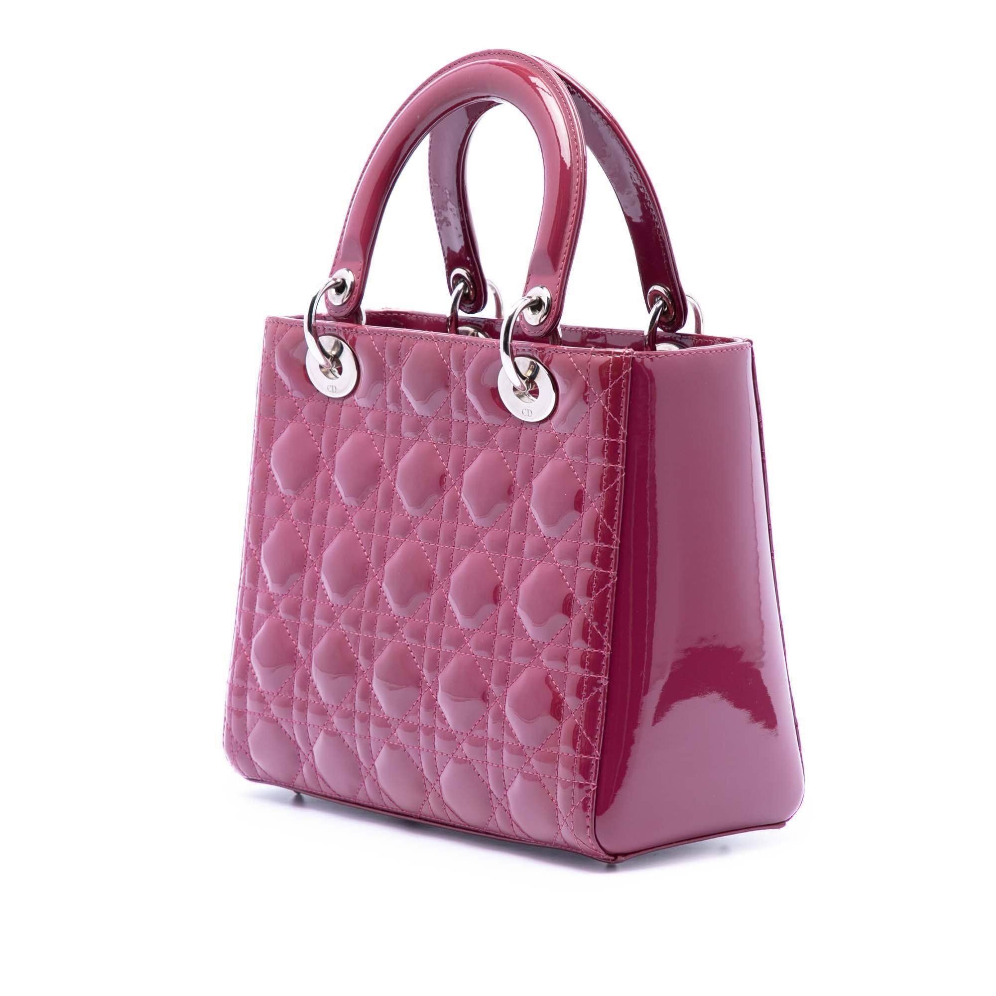 Dior Medium Patent Cannage Lady Dior Size ONE SIZE - 2 Thumbnail