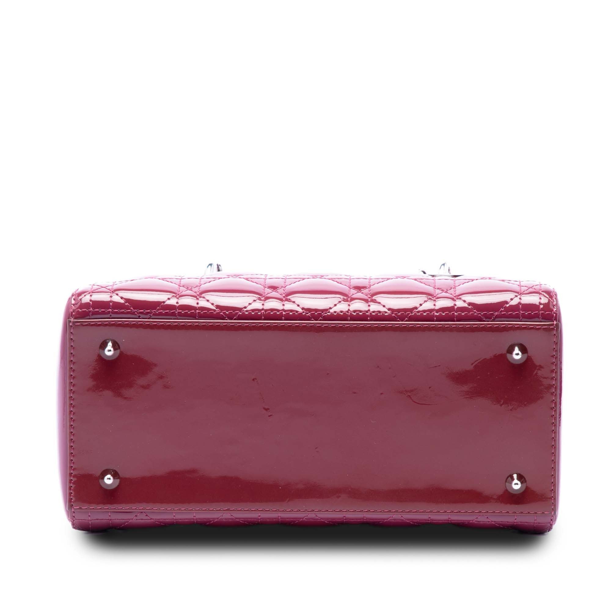 Dior Medium Patent Cannage Lady Dior Size ONE SIZE - 3 Thumbnail