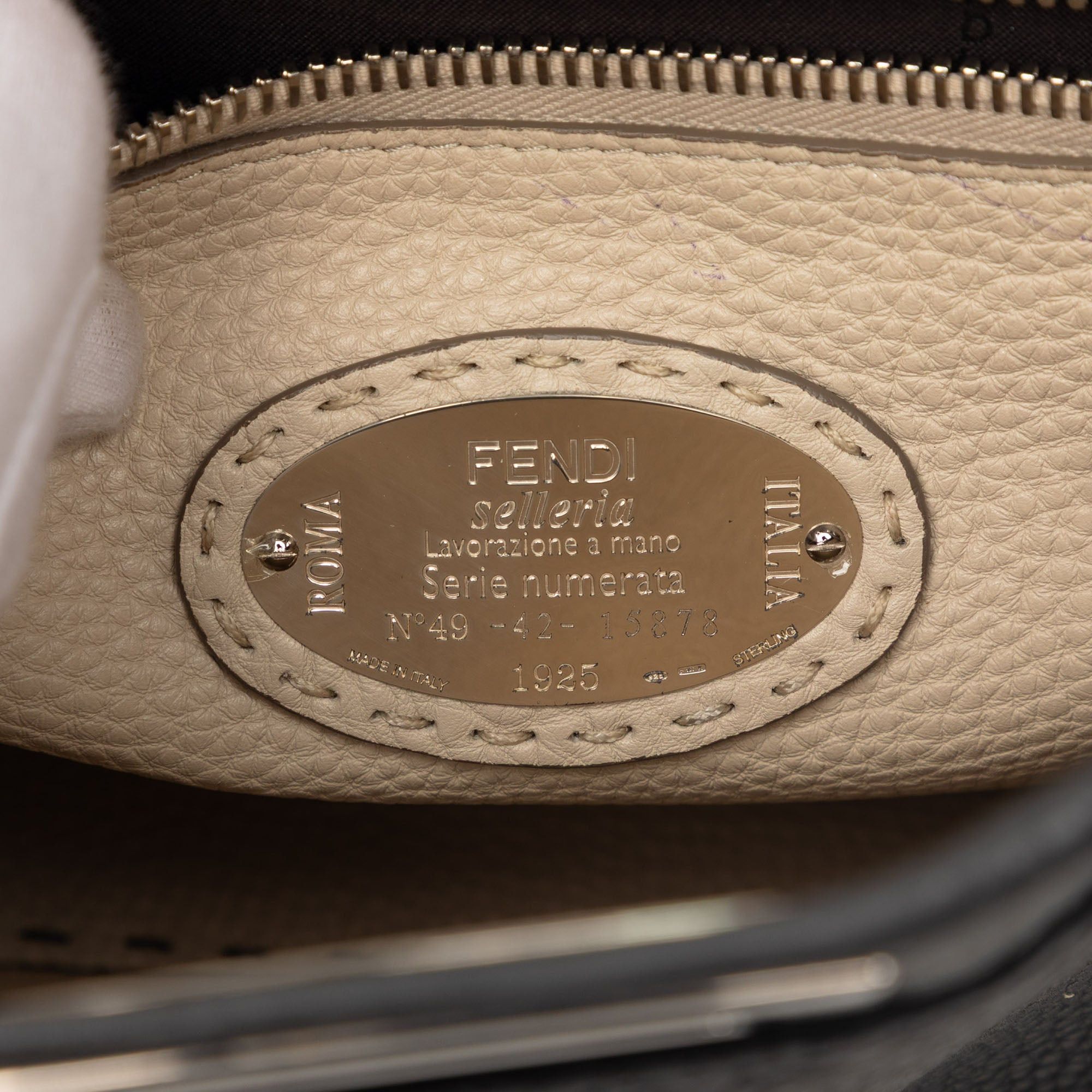 Fendi Medium Calfskin Peekaboo Iconic Satchel Size ONE SIZE - 5 Thumbnail