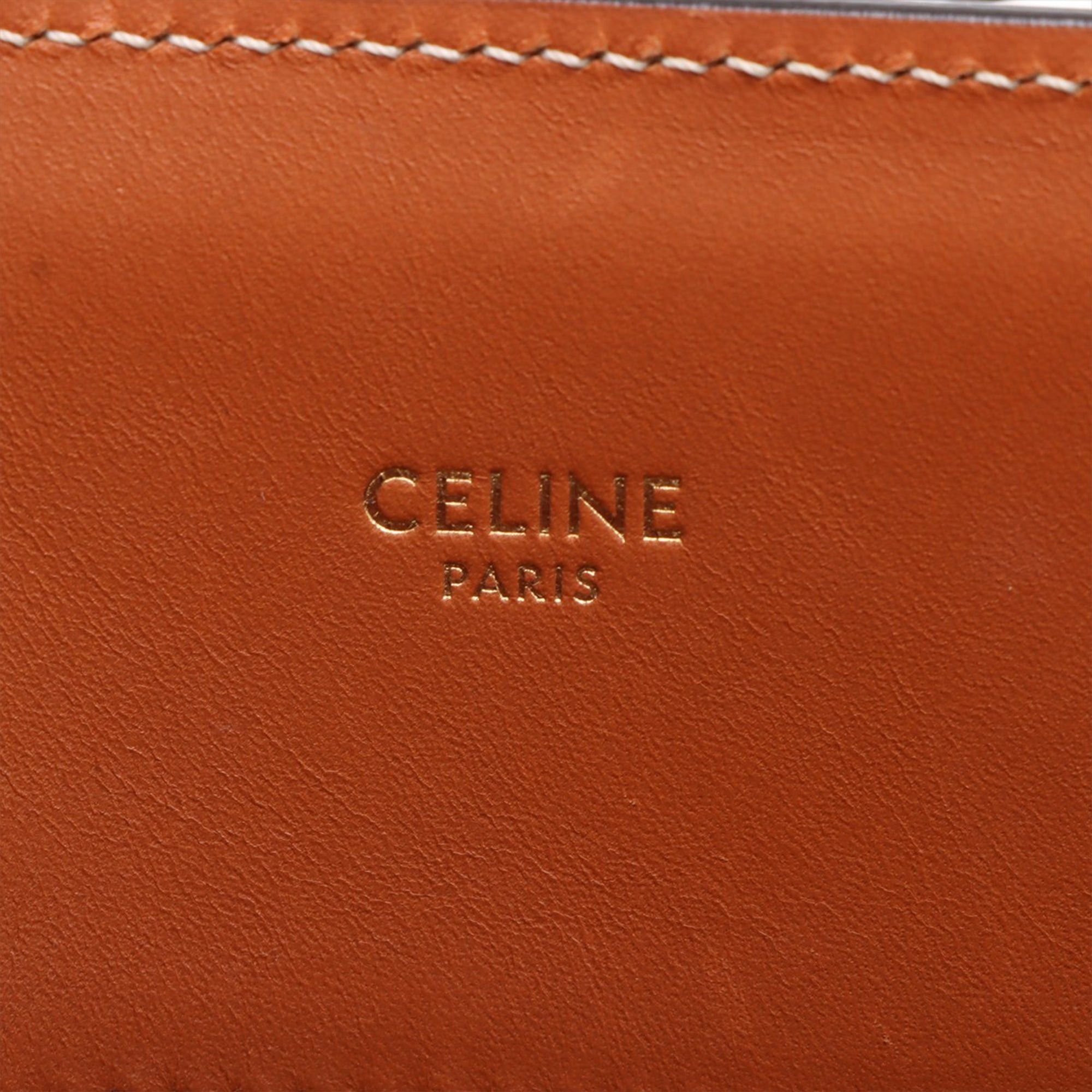 Celine Small Triomphe Canvas Maillon Vertical Cabas Satchel Size ONE SIZE - 5 Thumbnail