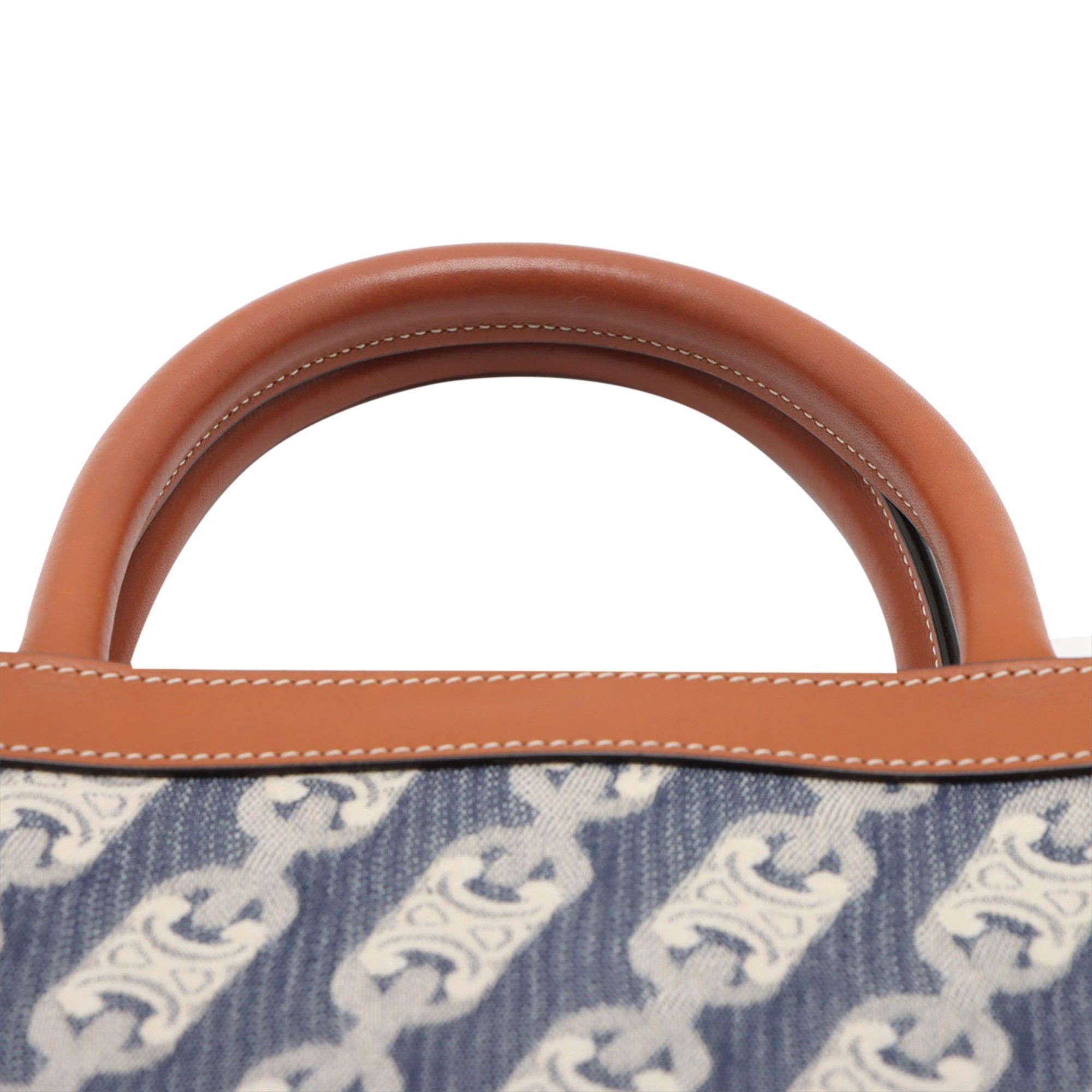 Celine Small Triomphe Canvas Maillon Vertical Cabas Satchel Size ONE SIZE - 8 Thumbnail