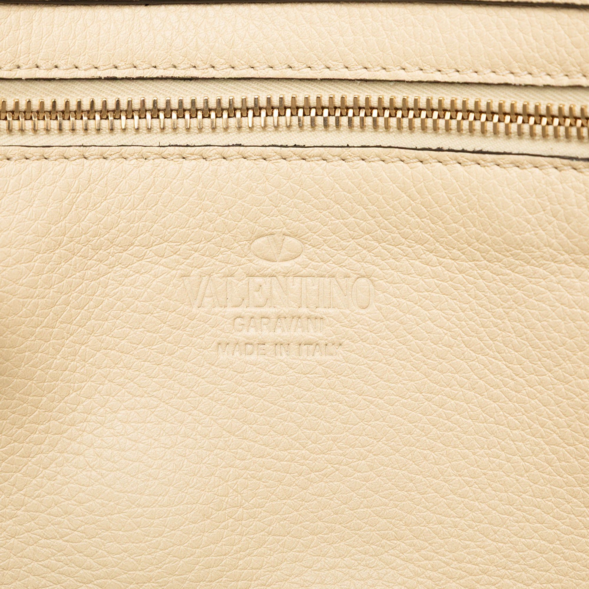 Valentino Small Grained Calfskin Rockstud Trapeze Satchel Size ONE SIZE - 5 Thumbnail