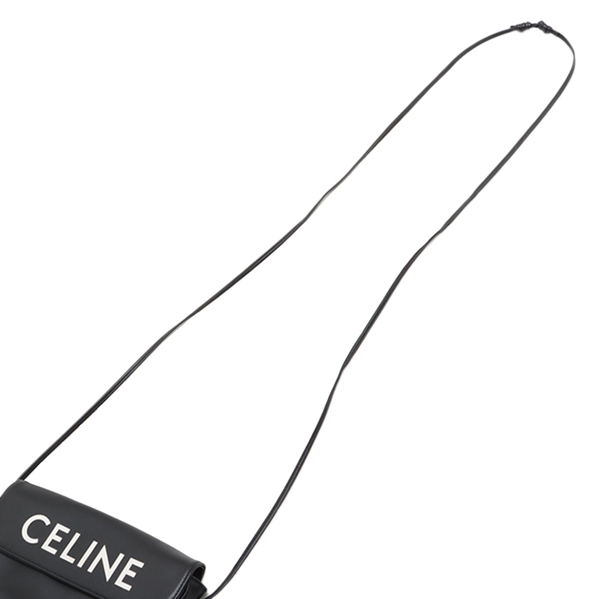 Celine Smooth Calfskin Logo Triangle Crossbody Size ONE SIZE - 10 Thumbnail