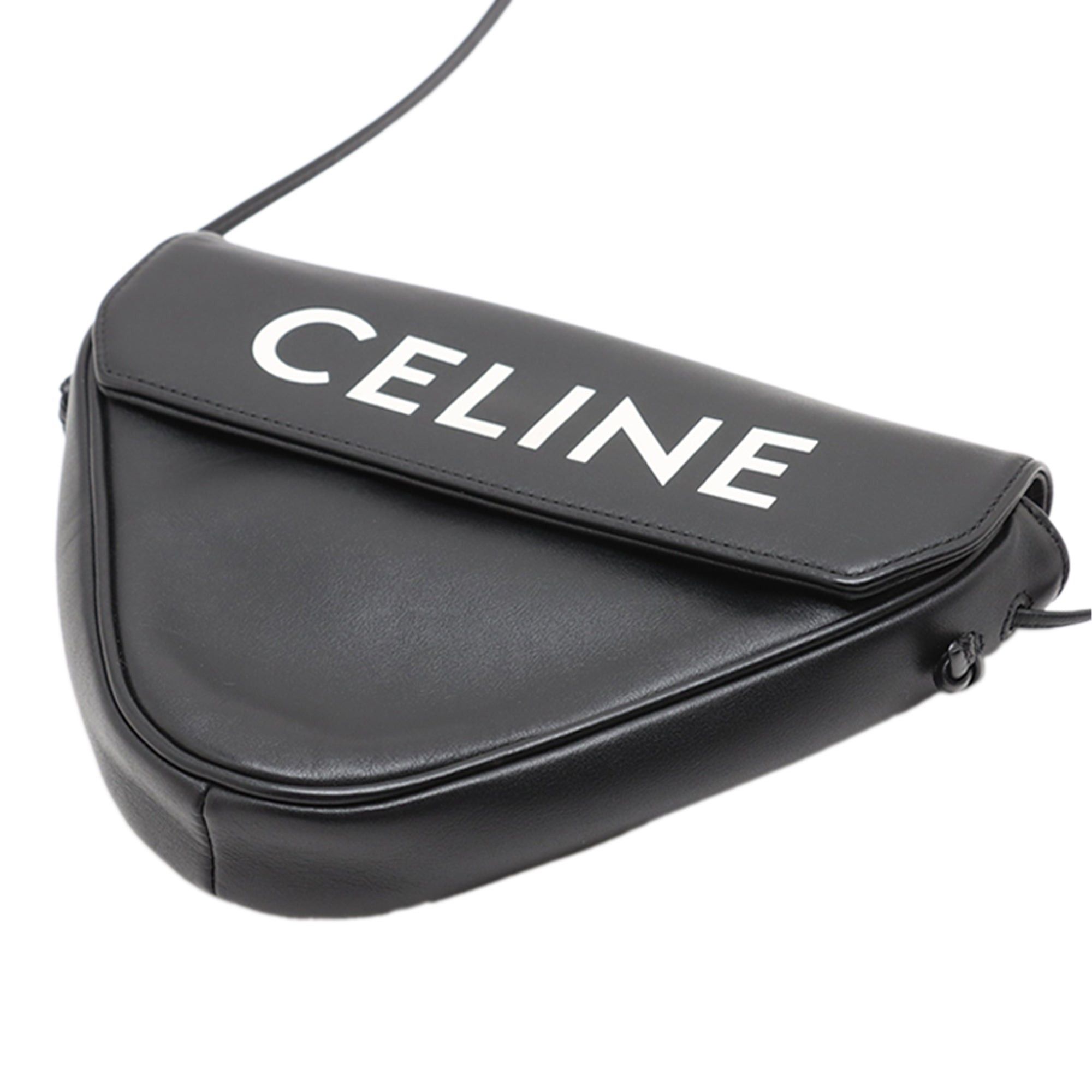 Celine Smooth Calfskin Logo Triangle Crossbody Size ONE SIZE - 3 Thumbnail