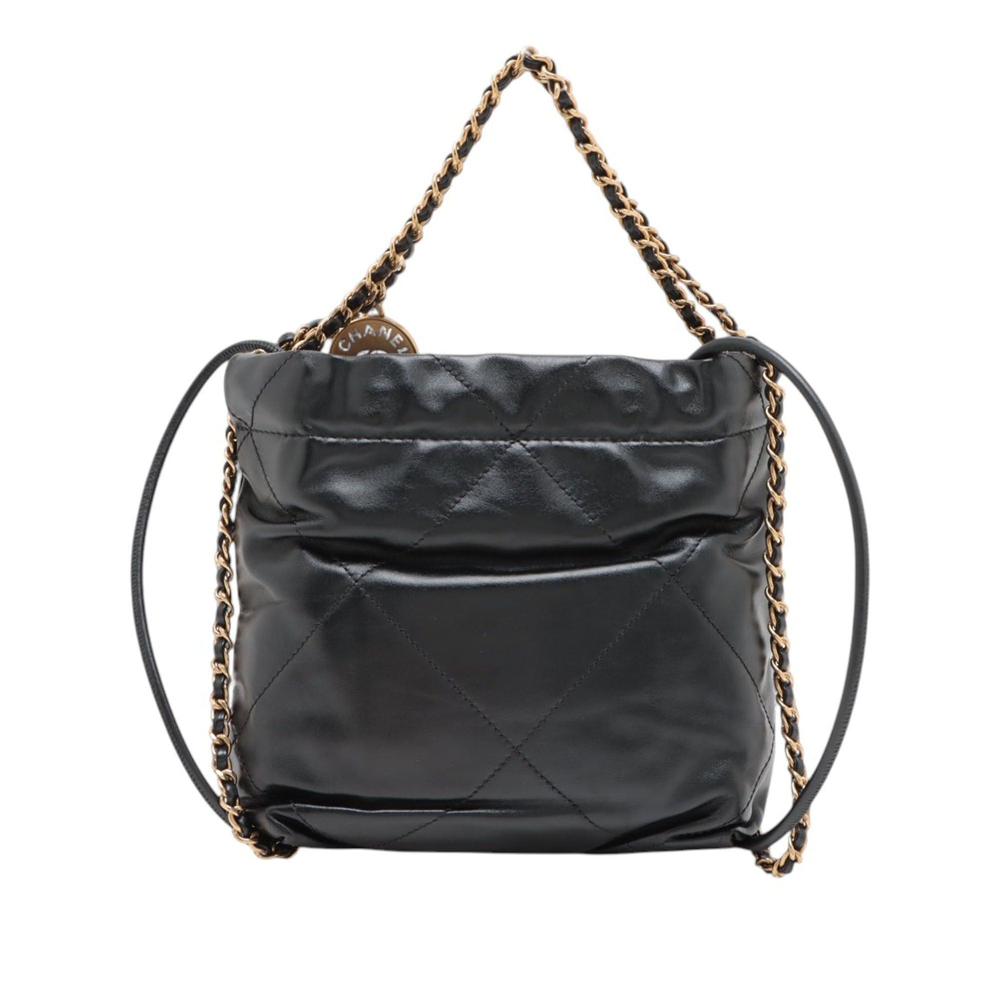 Chanel Mini Shiny Calfskin 22 Handbag Size ONE SIZE - 2 Thumbnail