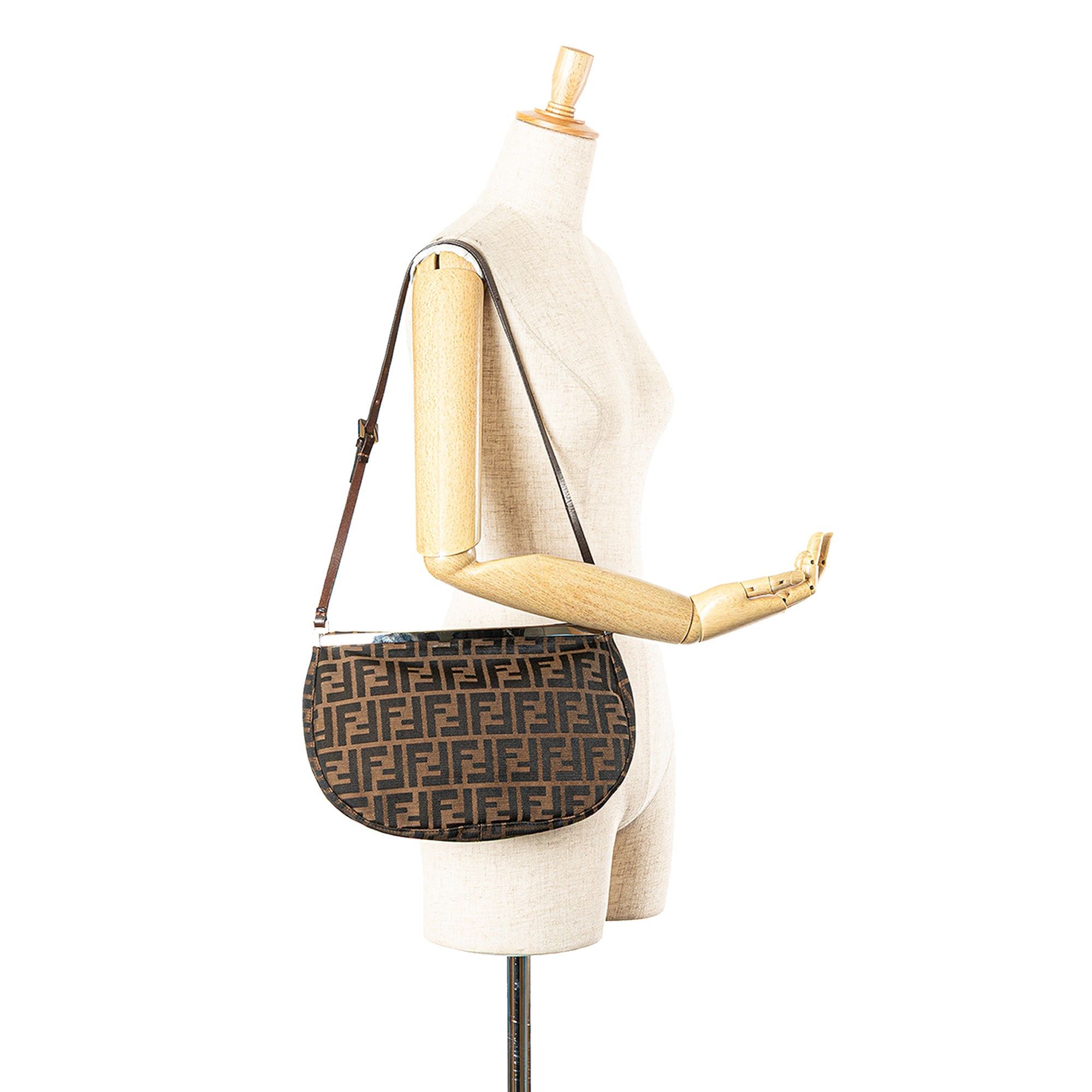 Fendi Zucca Canvas Shoulder Bag Size ONE SIZE - 12 Thumbnail