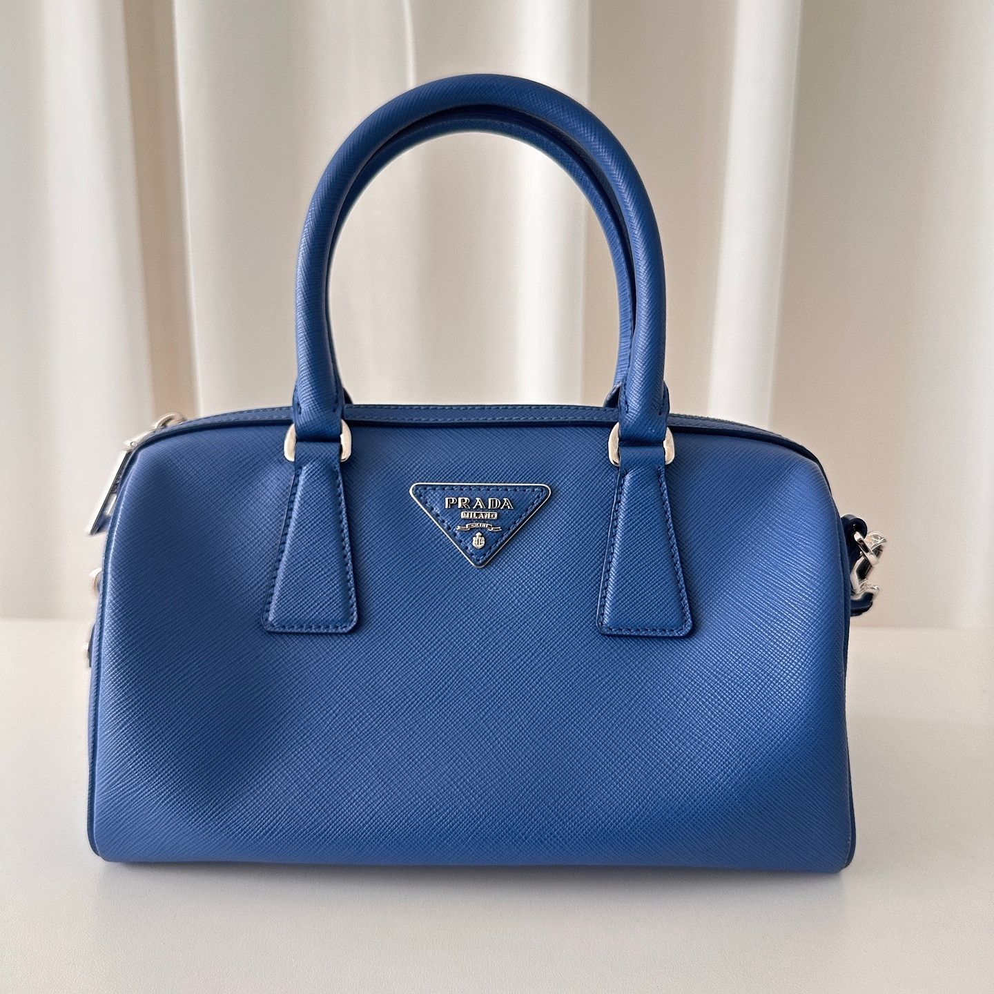 Prada Prada Saffiano Leather Handle Bag Size ONE SIZE - 2 Thumbnail