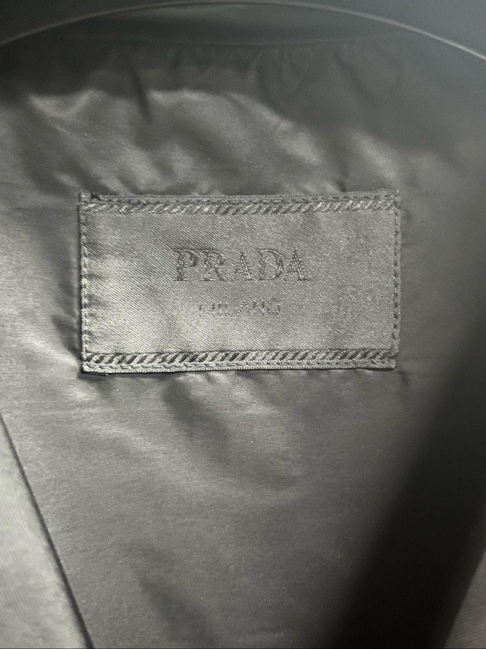 Prada Prada Re-Nylon Logo Button Up Shirt Size M Size US M / EU 48-50 / 2 - 3 Thumbnail