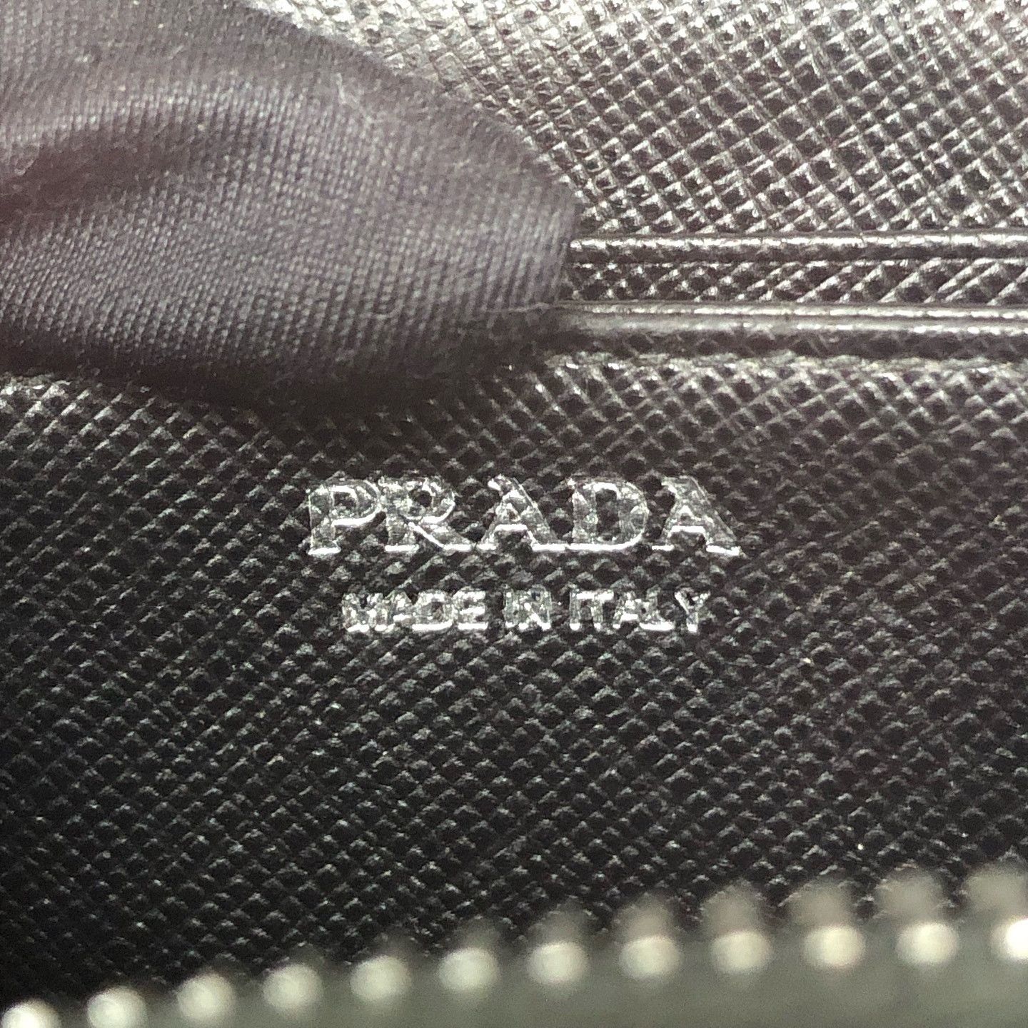 Prada Prada Saffiano Leather Zip Around Wallet Size ONE SIZE - 7 Thumbnail