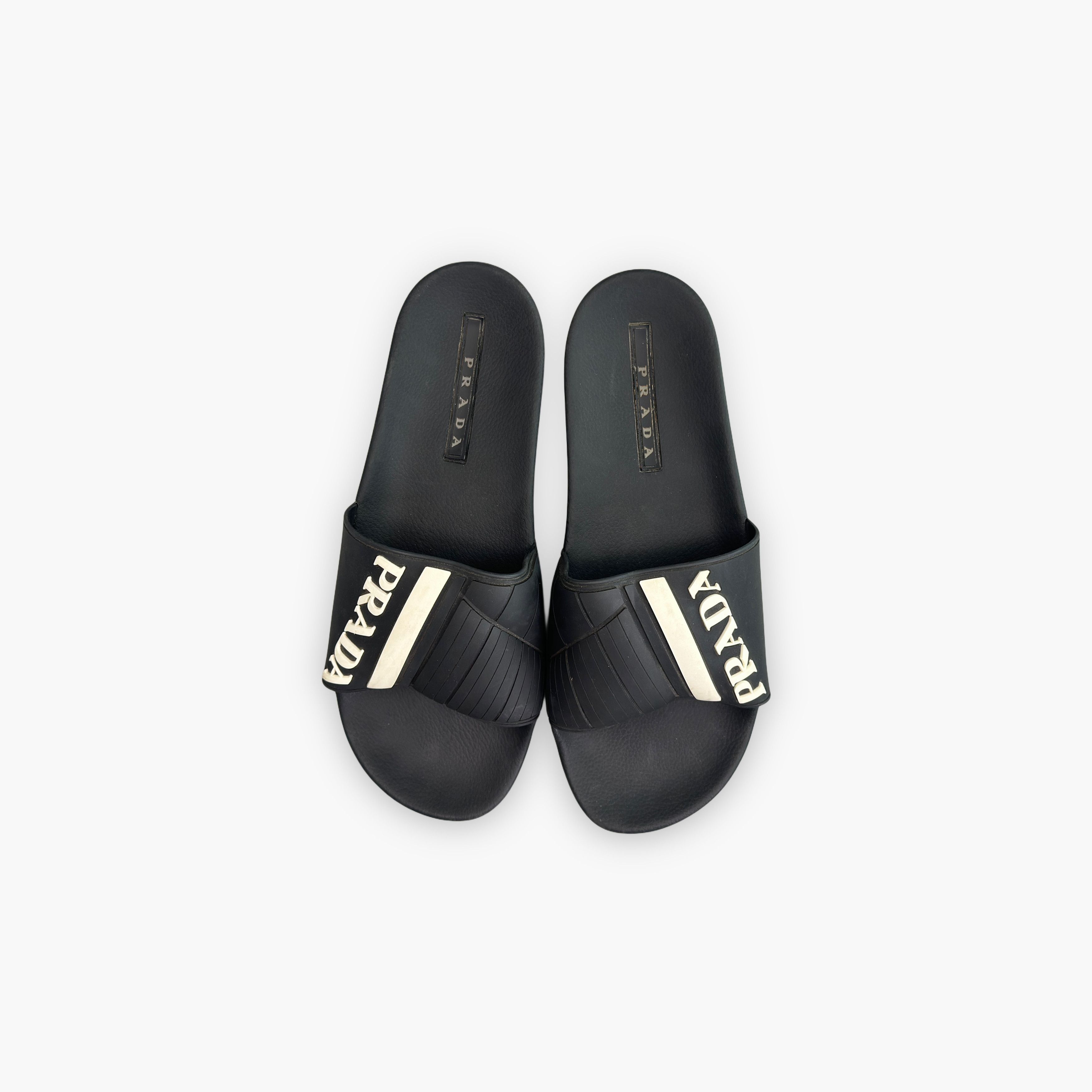 Prada Prada Logo Sandals Size 12 Size US 12 / EU 45 - 9 Thumbnail