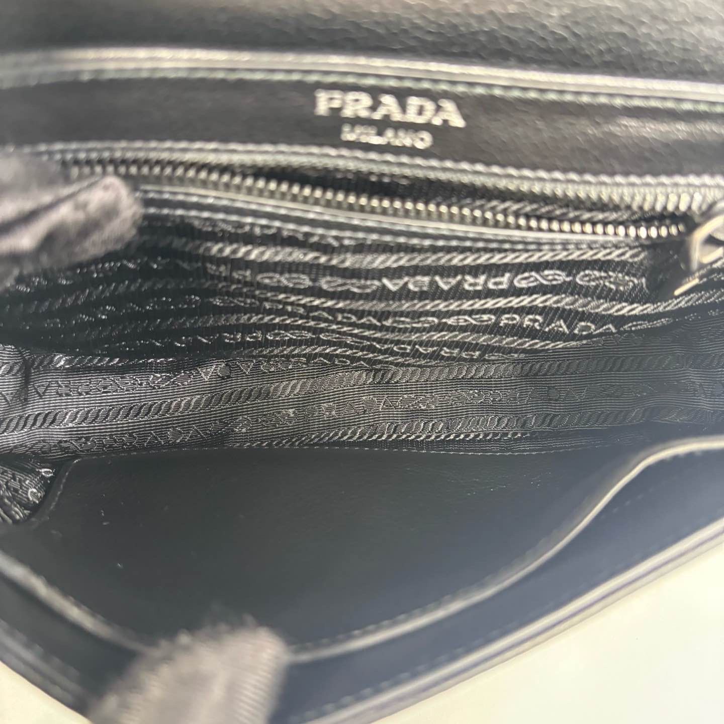 Prada Prada Studded Leather Shoulder Bag One Size Size ONE SIZE - 5 Thumbnail