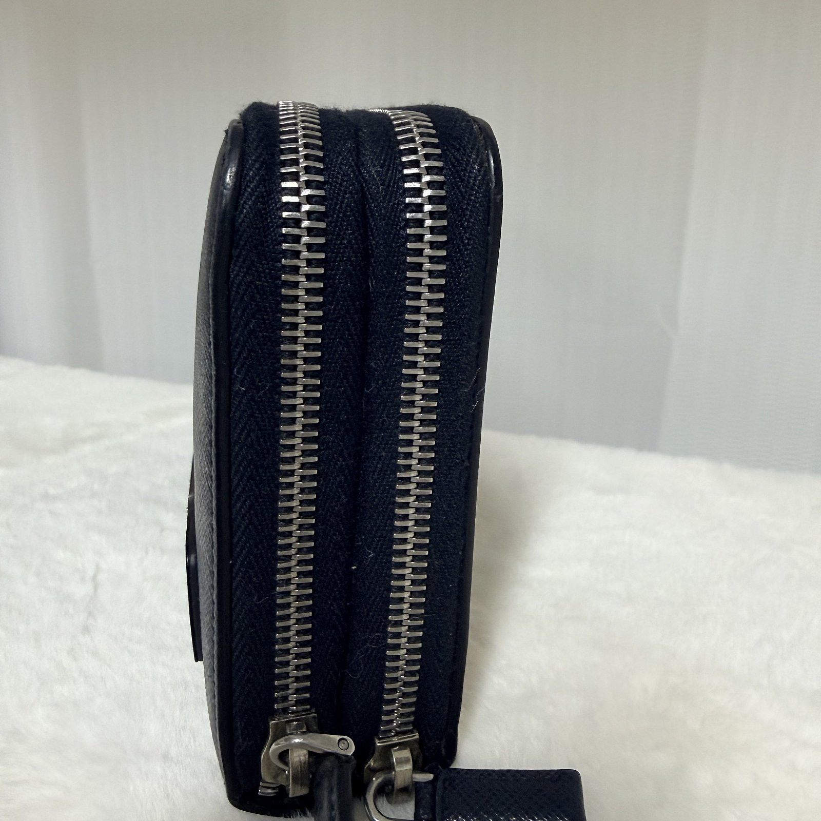 Prada Prada Saffiano Stripe Leather Clutch Size ONE SIZE - 7 Thumbnail