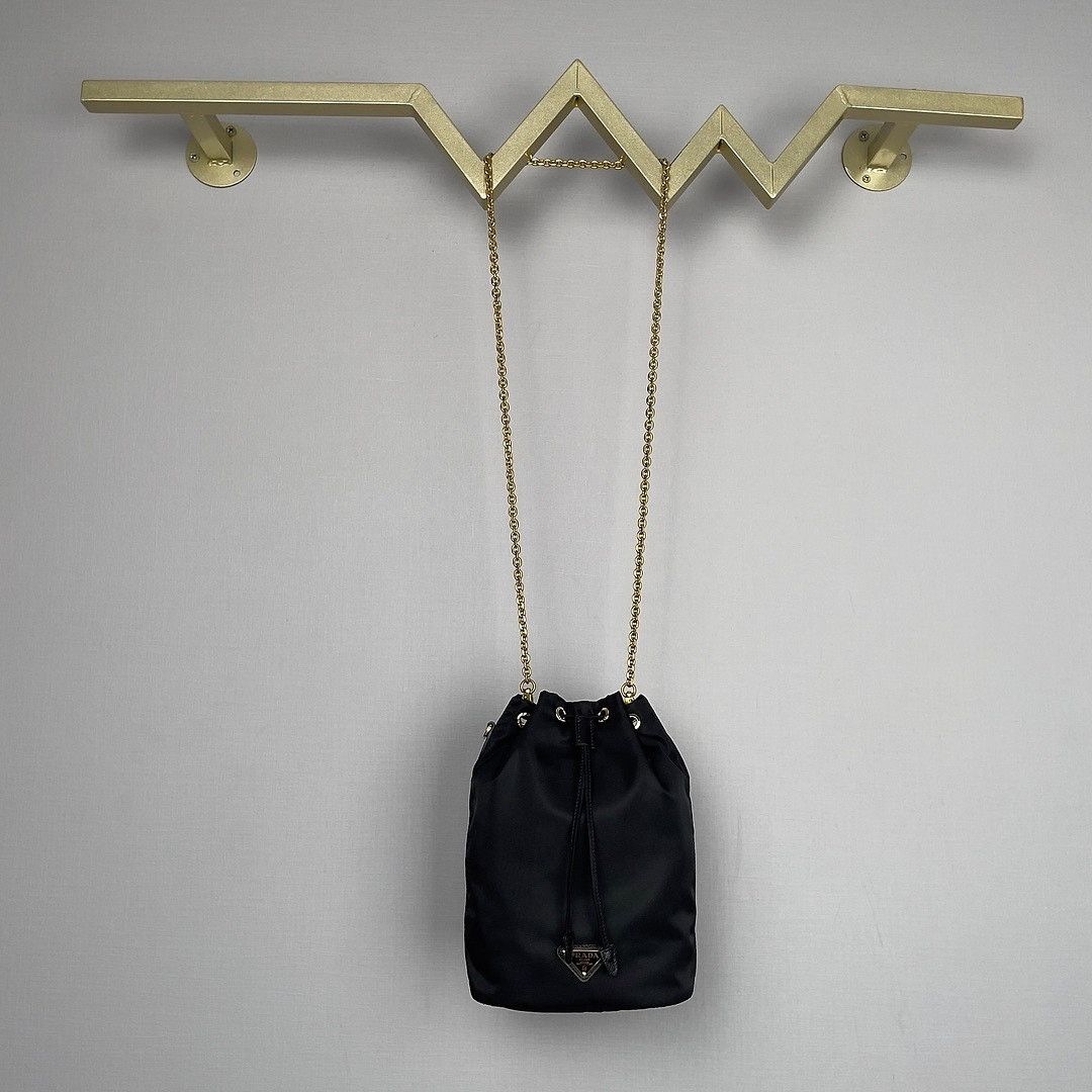 Prada Prada Re-Nylon Drawstring Bucket Bag One Size Size ONE SIZE - 8 Thumbnail