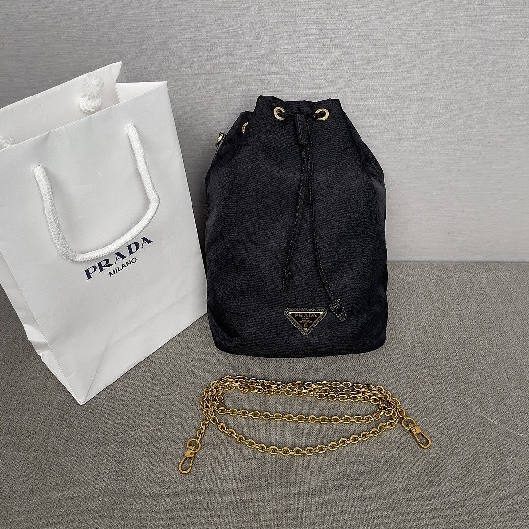 Prada Prada Re-Nylon Drawstring Bucket Bag One Size Size ONE SIZE - 2 Thumbnail