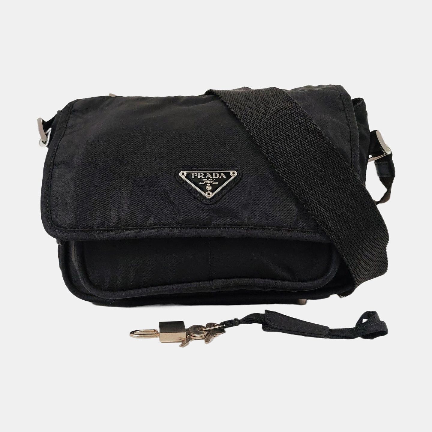 Prada Prada Nylon Logo Crossbody Bag Size ONE SIZE - 8 Thumbnail
