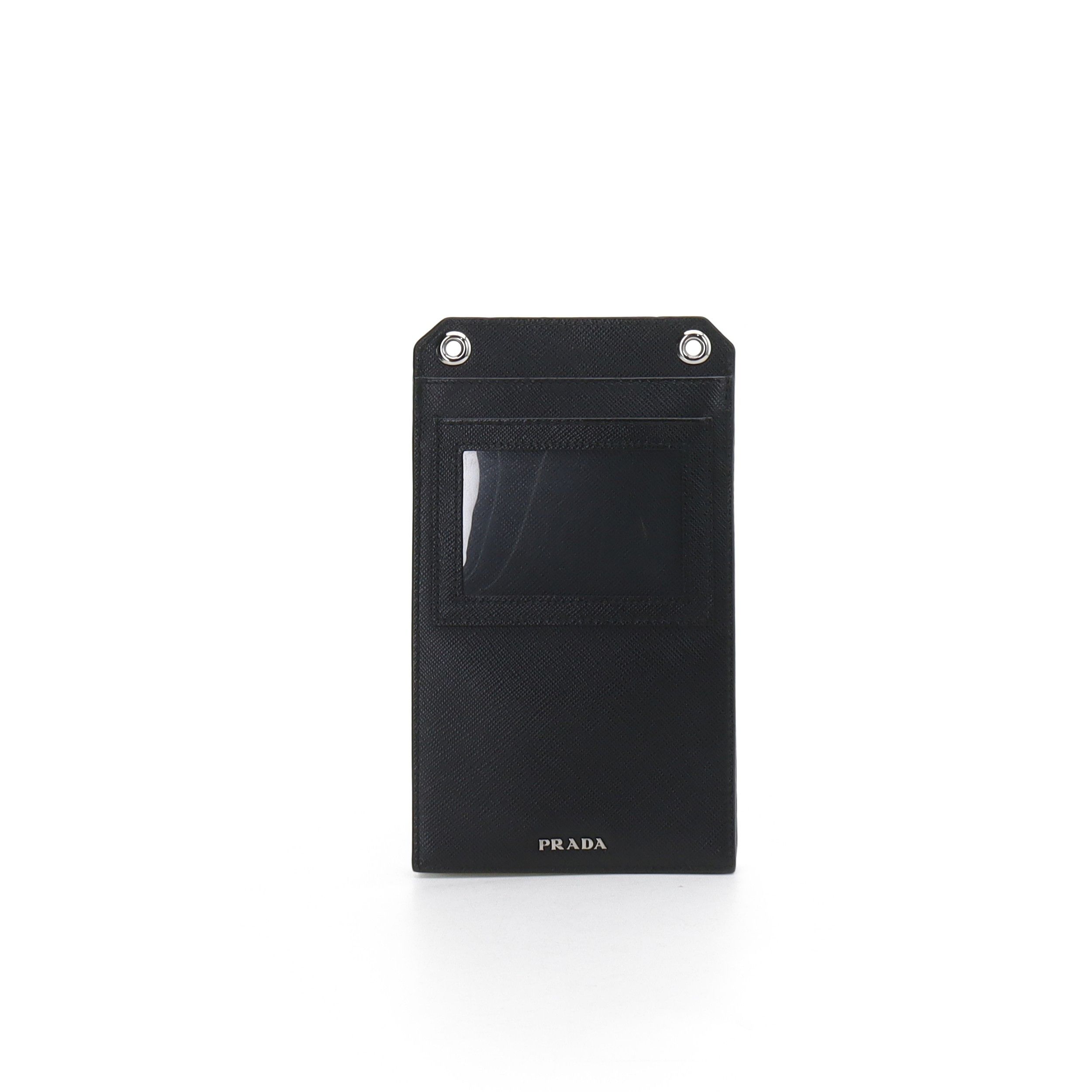 Prada Prada Logo Phone Bag Black Size ONE SIZE - 3 Thumbnail
