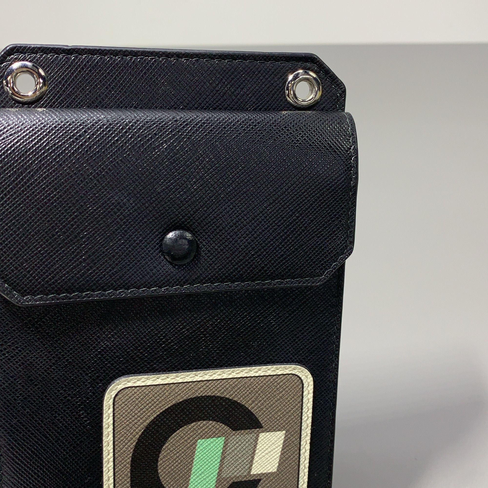 Prada Prada Logo Phone Bag Black Size ONE SIZE - 7 Thumbnail