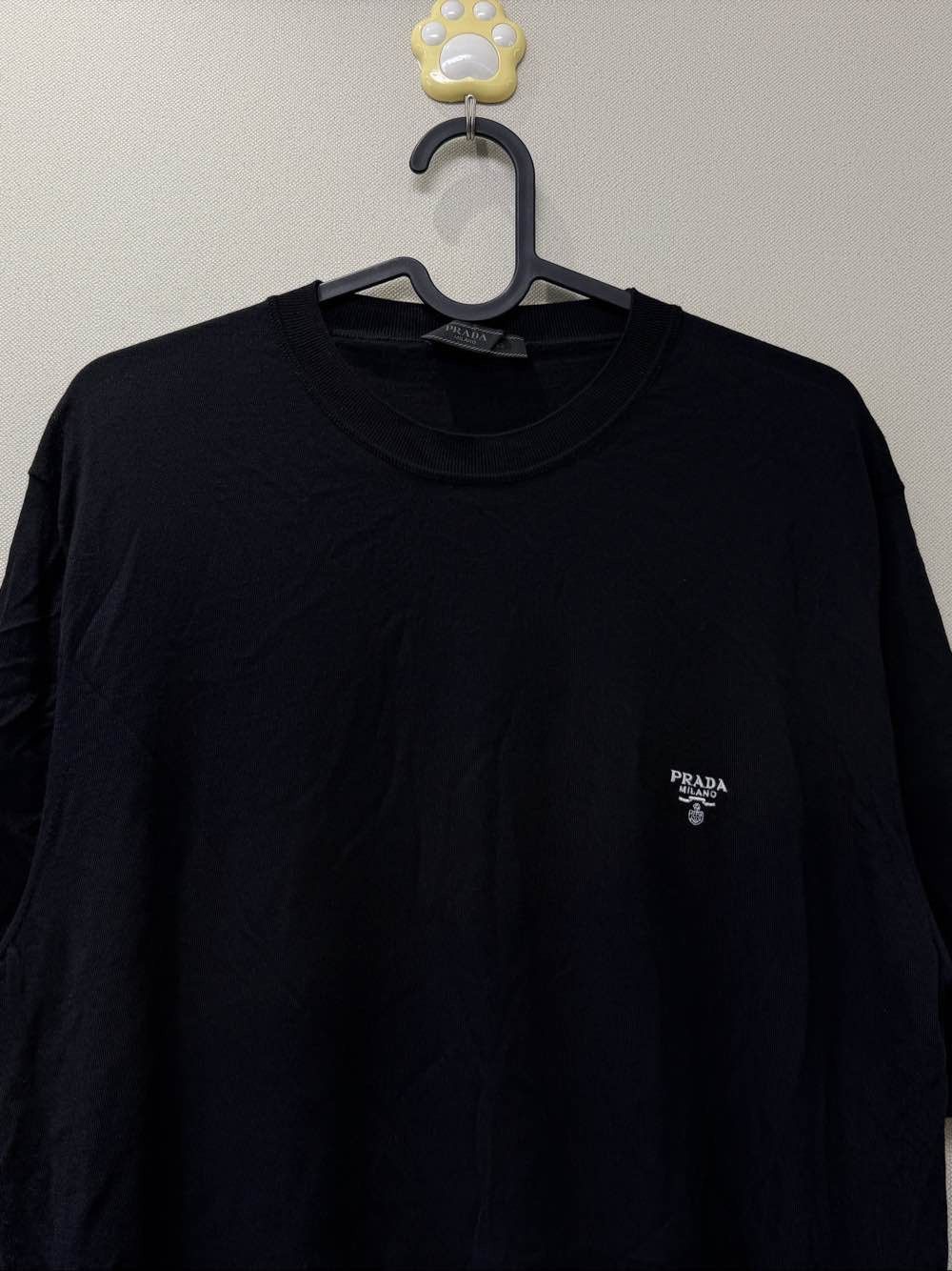 Prada Prada Embroidered Wool Short Sleeve Sweater Size 52 Size US L / EU 52-54 / 3 - 3 Thumbnail