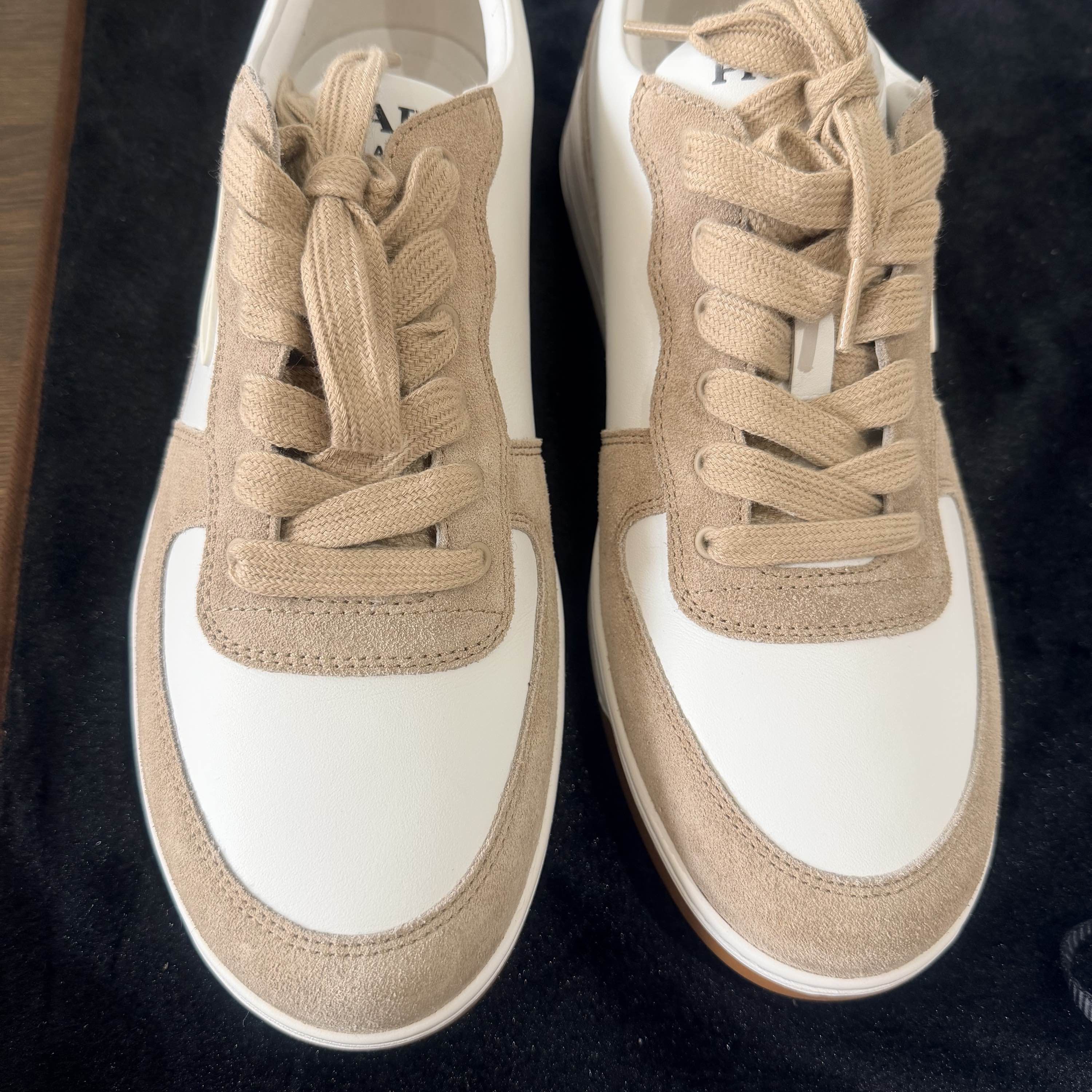 Prada Prada Suede Panel Low-Top Sneakers US 11 Size US 11 / EU 44 - 2 Thumbnail