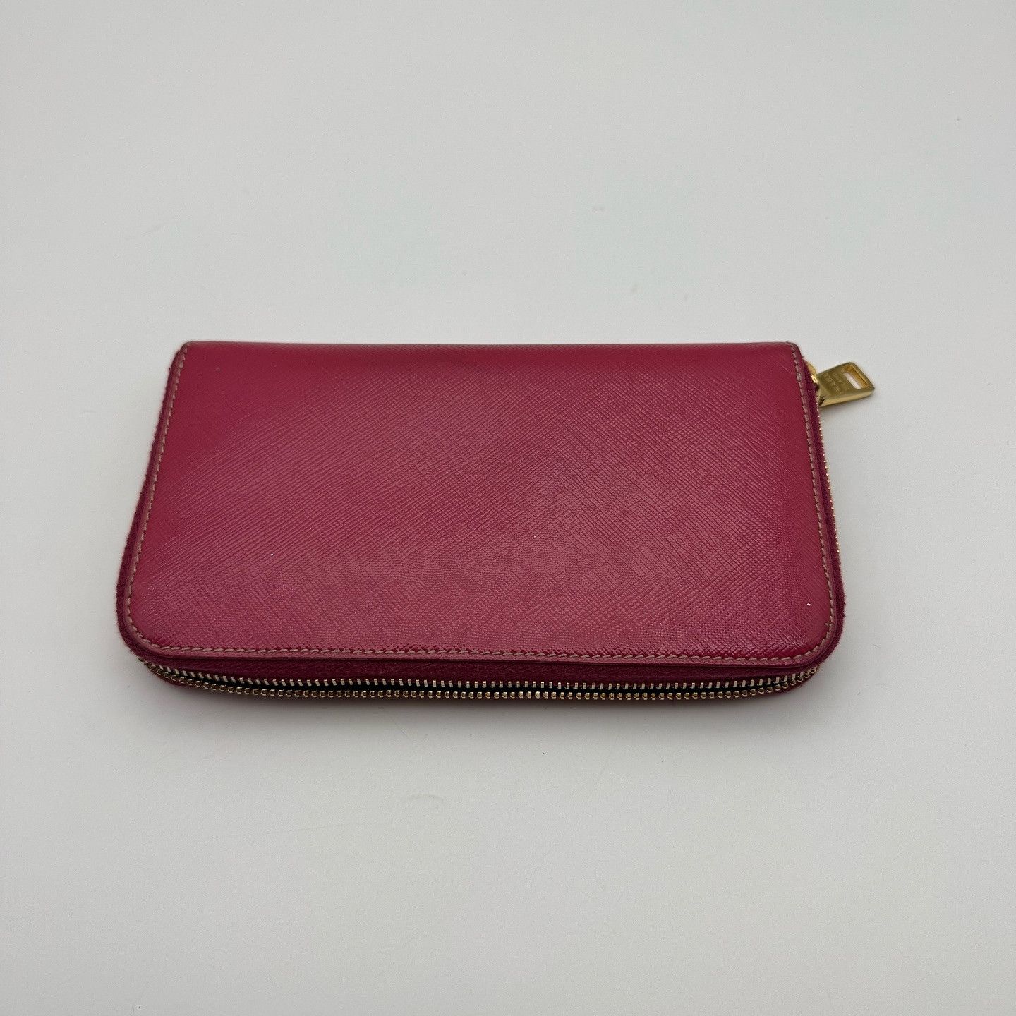 Prada Prada Saffiano Triangle Logo Long Wallet One Size Size ONE SIZE - 3 Thumbnail