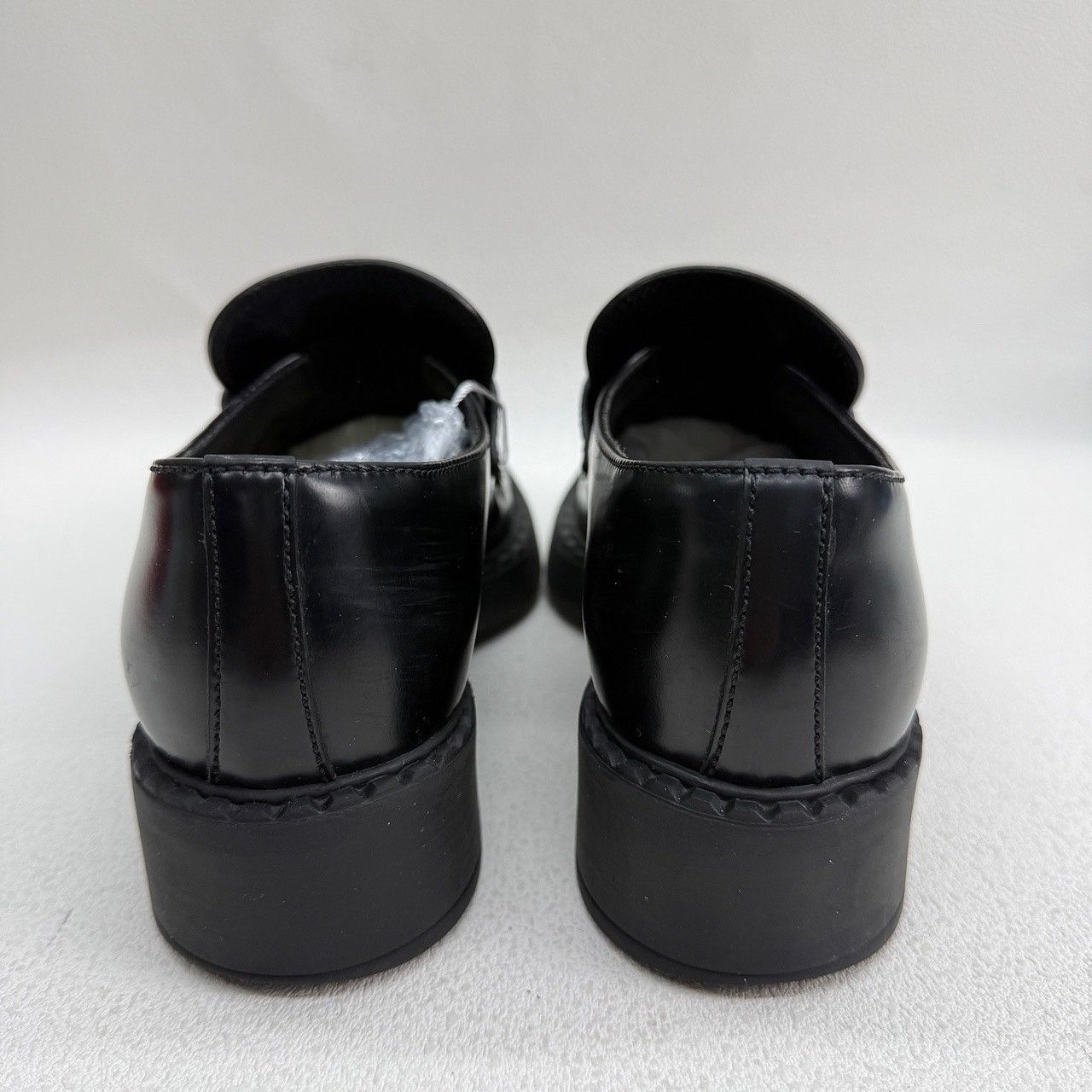 Prada Prada Chocolate Leather Platform Loafers Size 37 Size US 7 / IT 37 - 3 Thumbnail