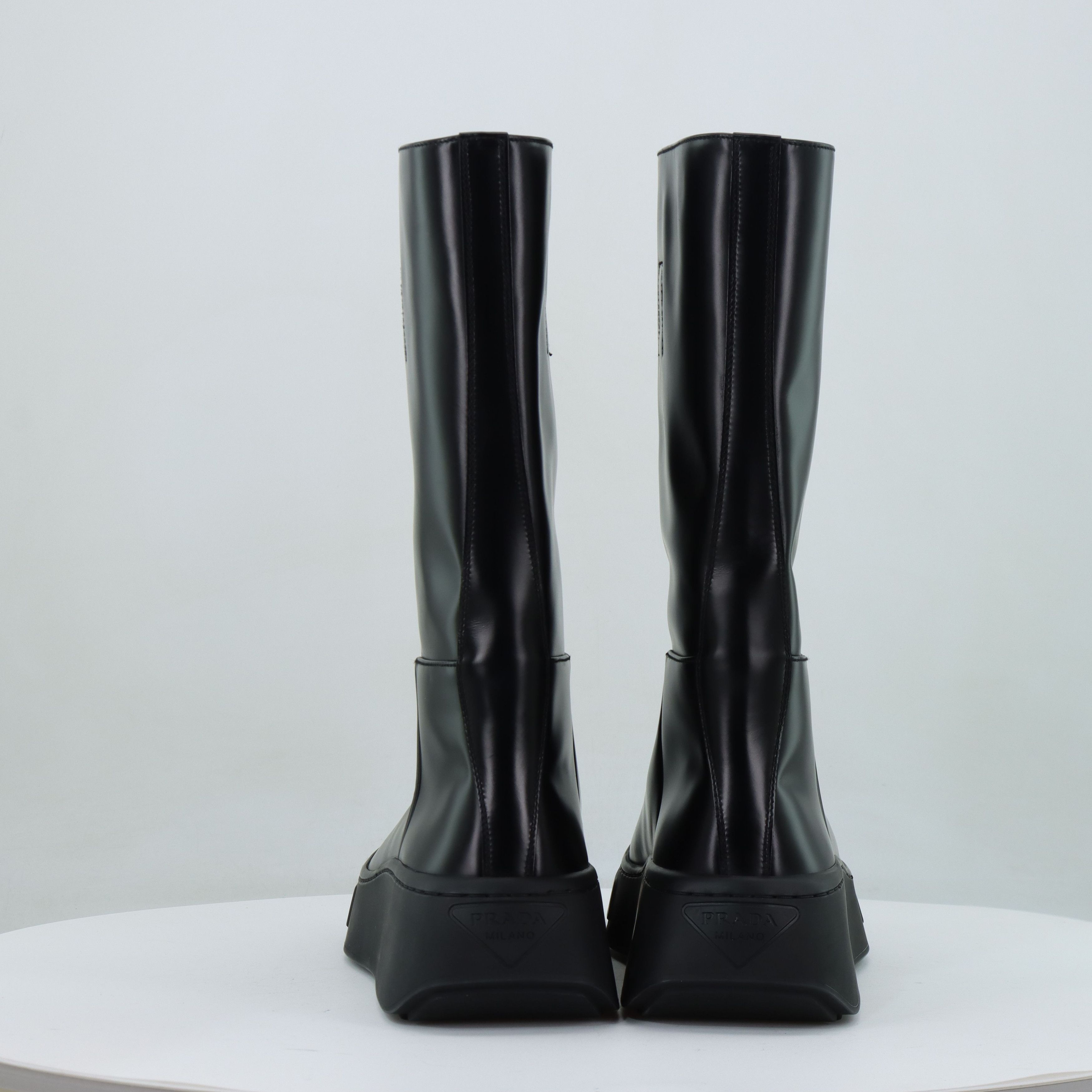 Prada Prada Brushed Leather Boots US 9 Size US 9 / EU 42 - 5 Thumbnail