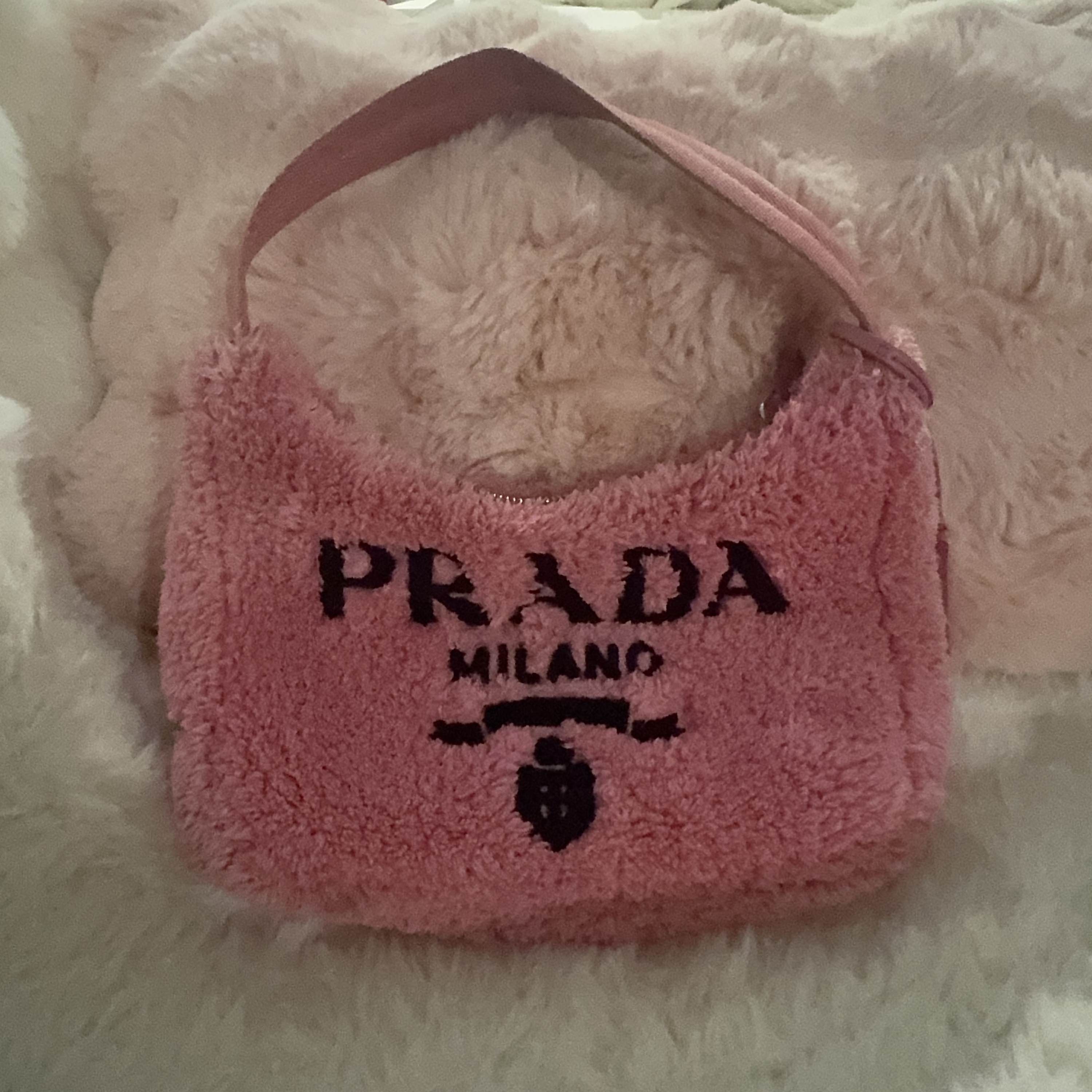 Prada Prada Re-Edition 2000 Terry Mini Bag Pink Size ONE SIZE - 2 Thumbnail