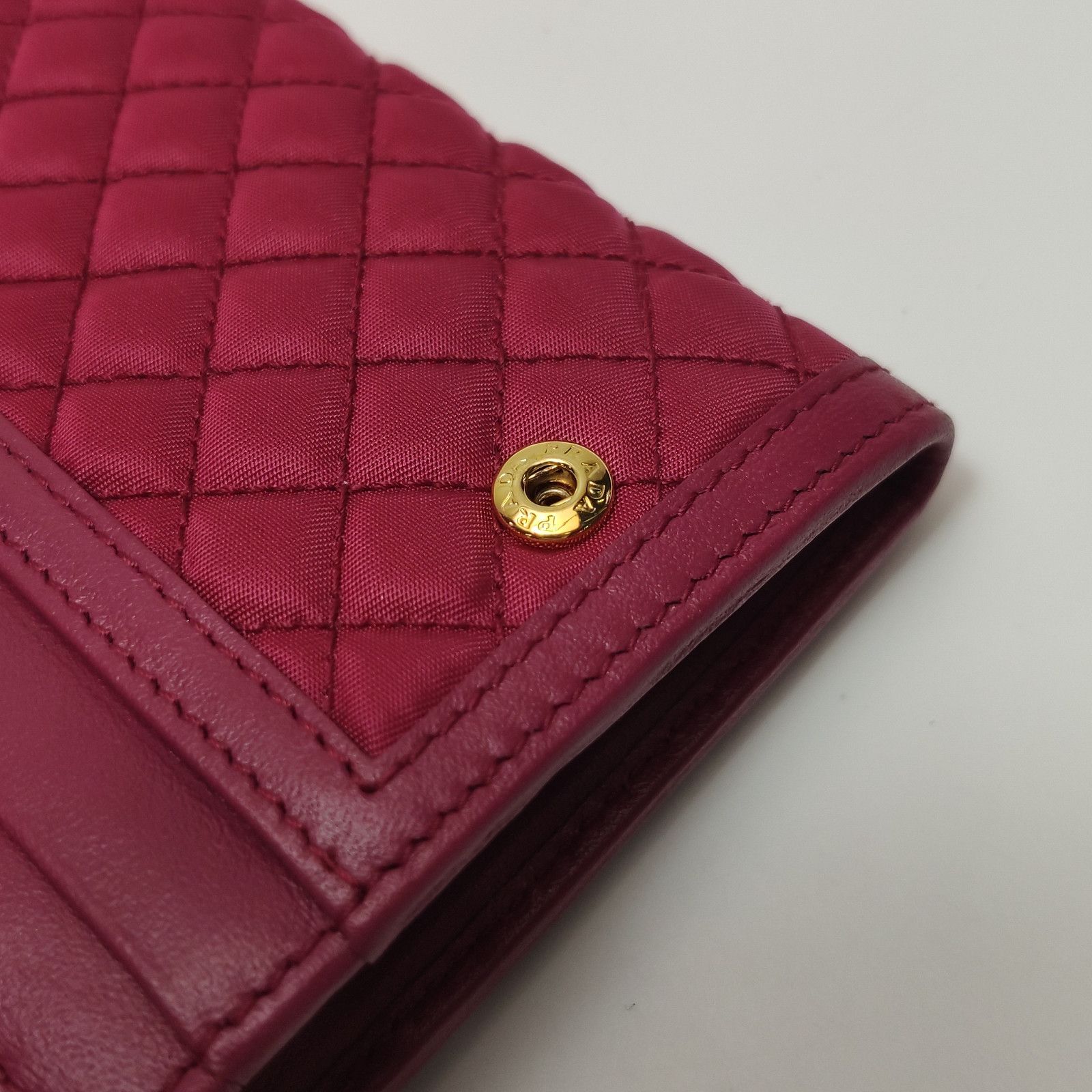Prada Prada Quilted Tessuto Long Wallet ONE SIZE Size ONE SIZE - 15 Thumbnail