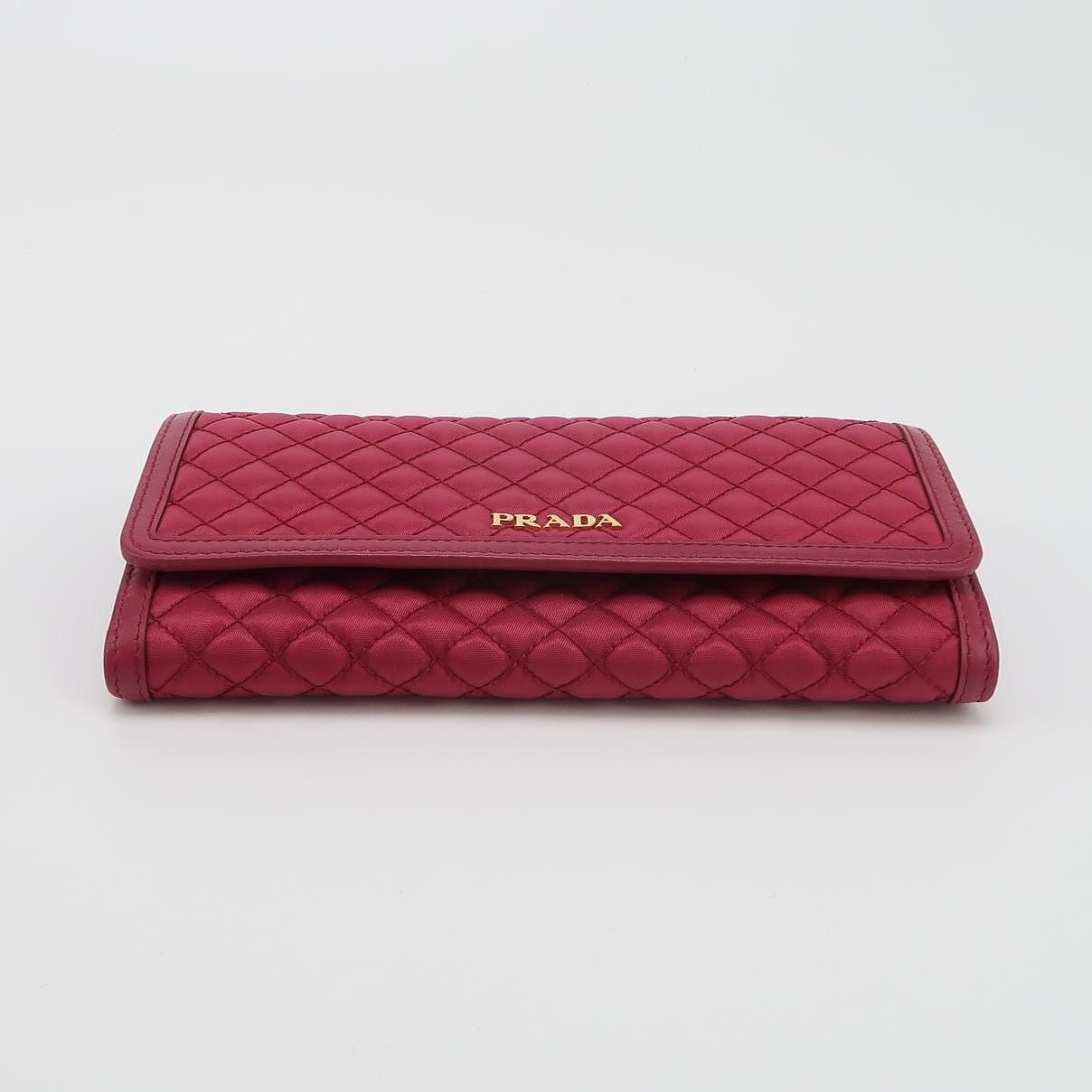 Prada Prada Quilted Tessuto Long Wallet ONE SIZE Size ONE SIZE - 7 Thumbnail