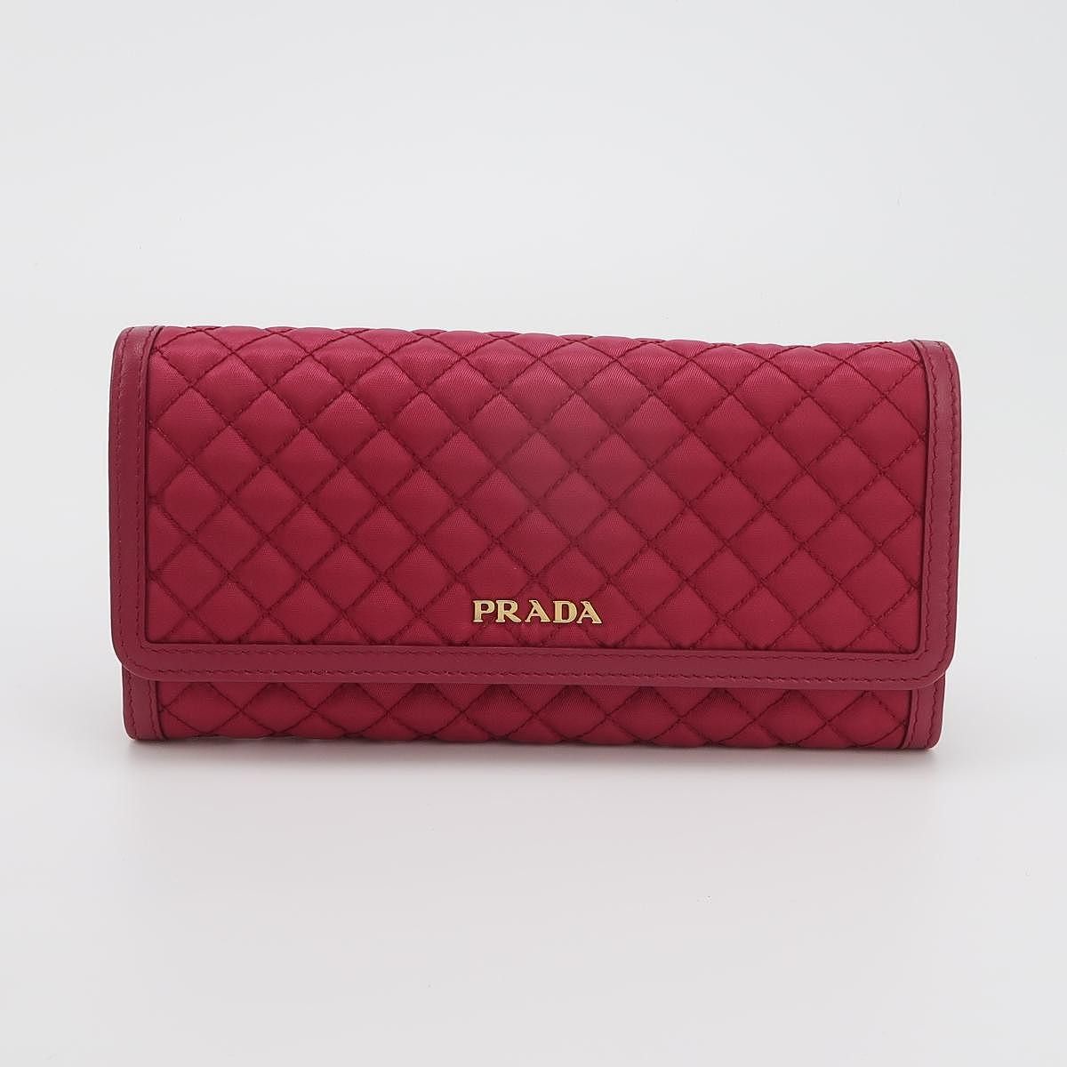 Prada Prada Quilted Tessuto Long Wallet ONE SIZE Size ONE SIZE - 9 Thumbnail