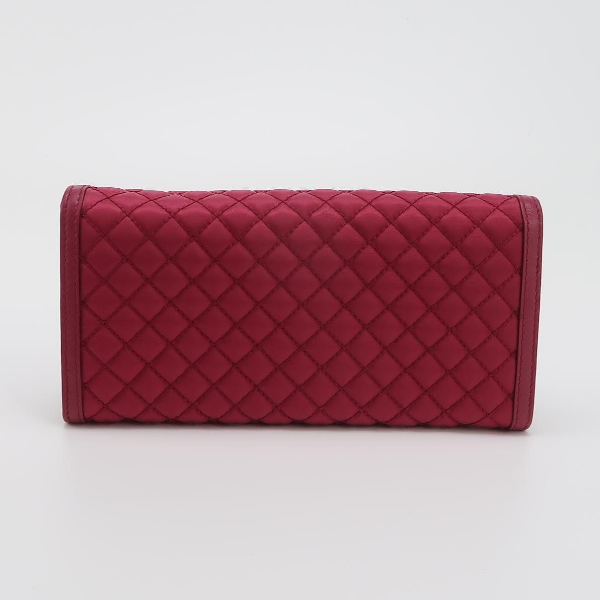 Prada Prada Quilted Tessuto Long Wallet ONE SIZE Size ONE SIZE - 3 Thumbnail