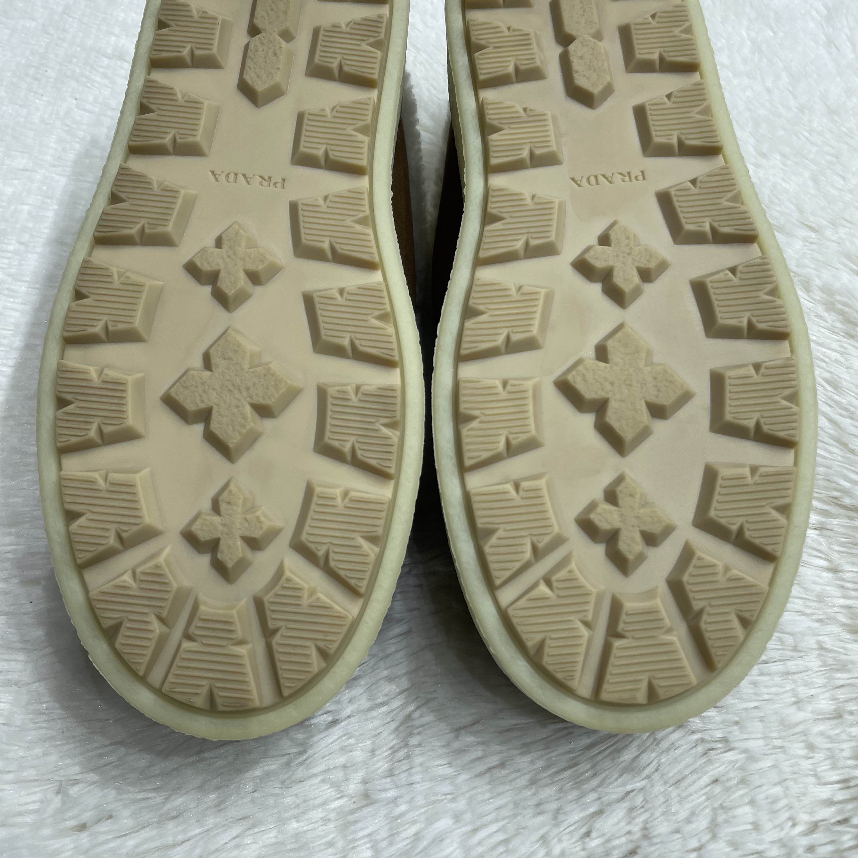 Prada Prada Suede Shearling Mules Size 38.5 Size US 8.5 / IT 38.5 - 10 Thumbnail