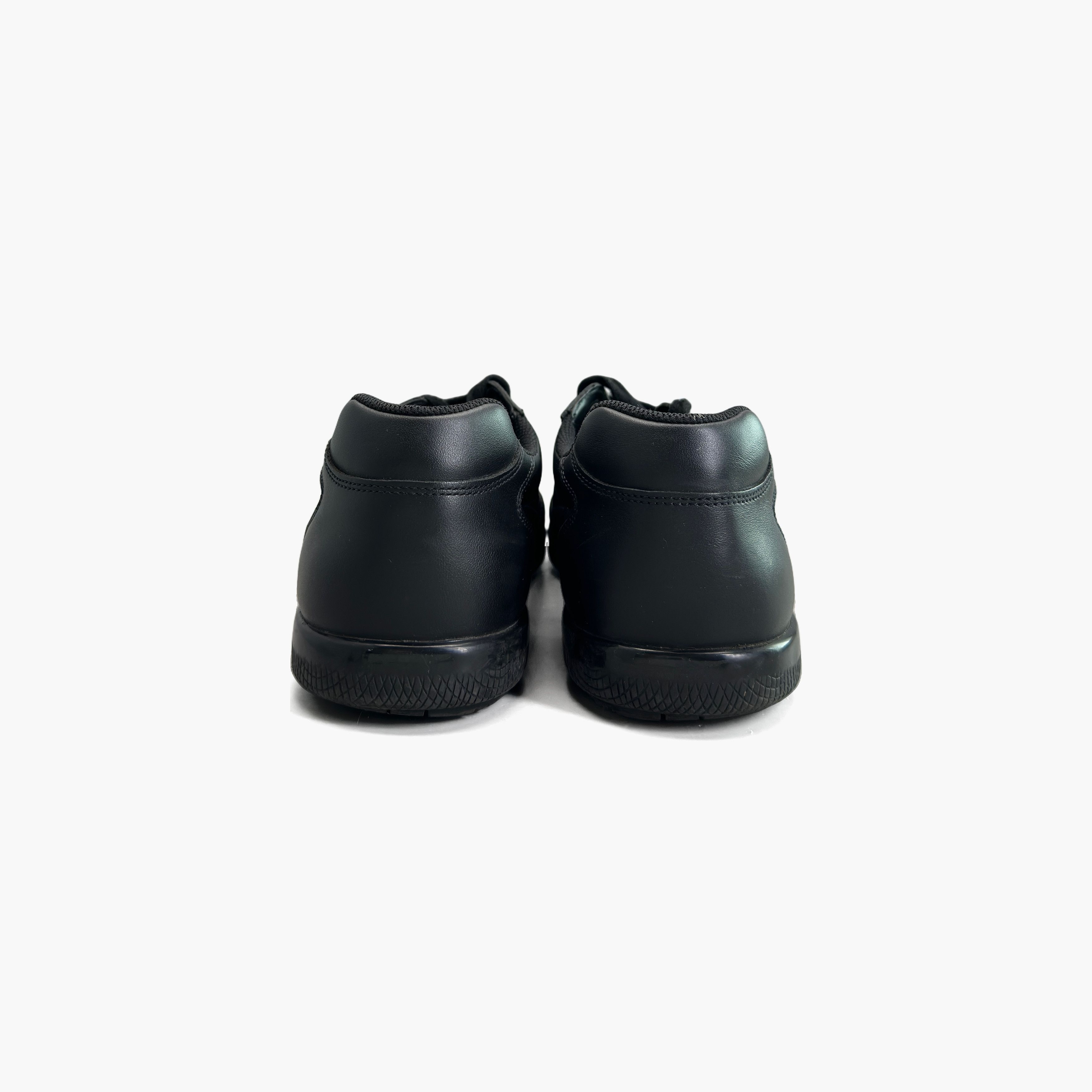 Prada Prada Leather Nylon Low-Top Sneakers Black 42.5 Size US 9.5 / EU 42-43 - 6 Thumbnail