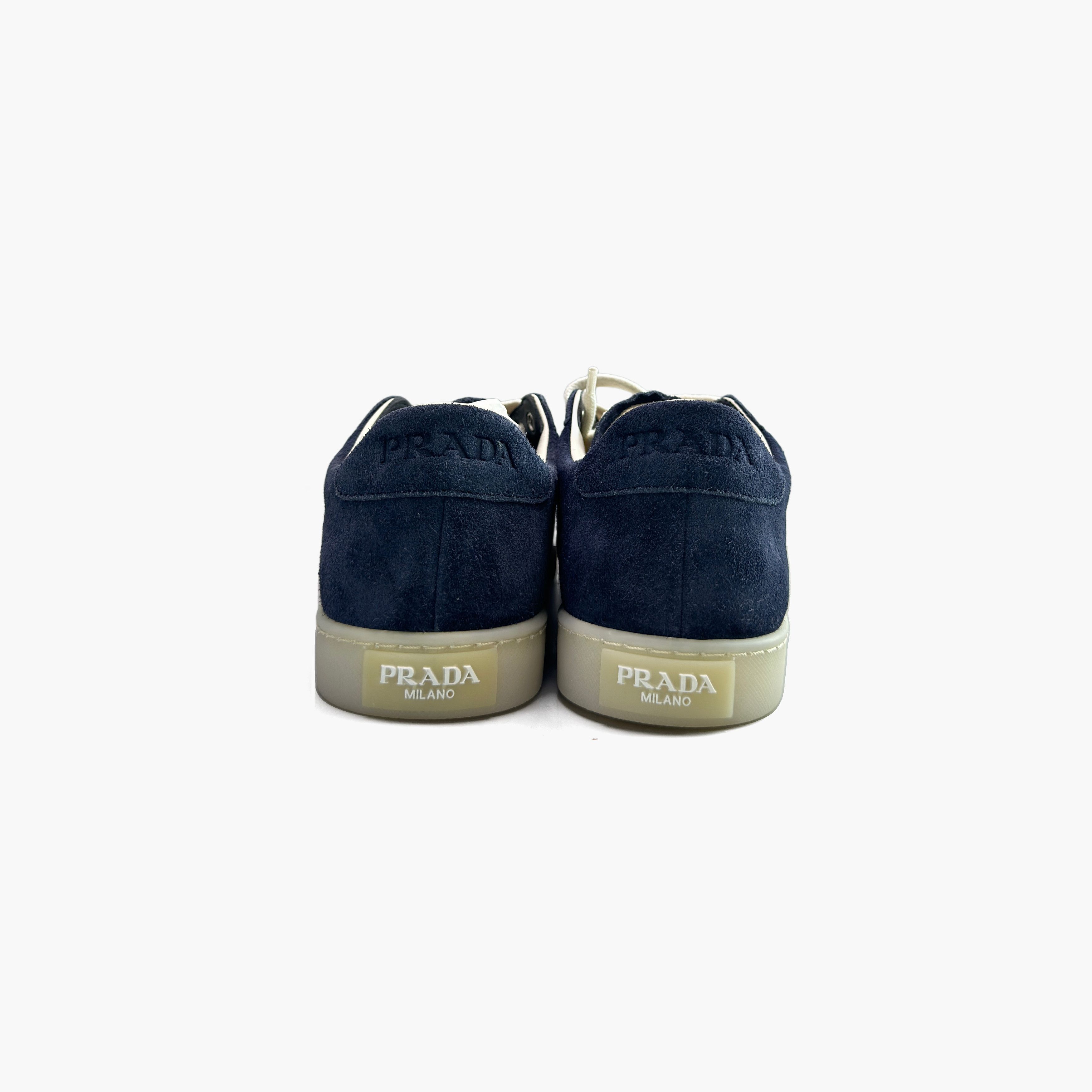 Prada Prada Blue Suede Sneakers Size 7.5 Size US 7.5 / EU 40-41 - 6 Thumbnail