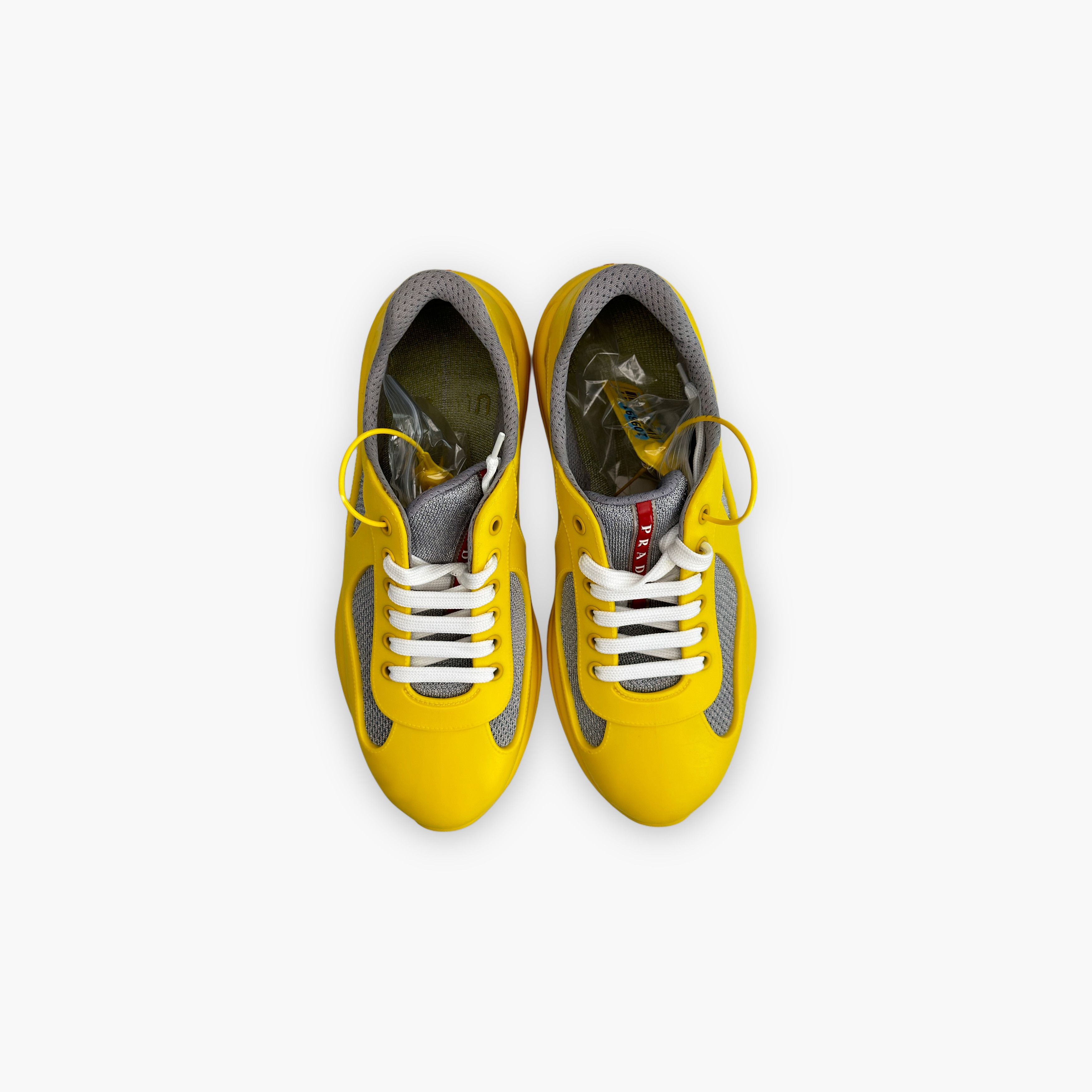 Prada Prada America's Cup Low-Top Sneakers Yellow Size US 8 / EU 4 Size US 8 / EU 41 - 9 Thumbnail