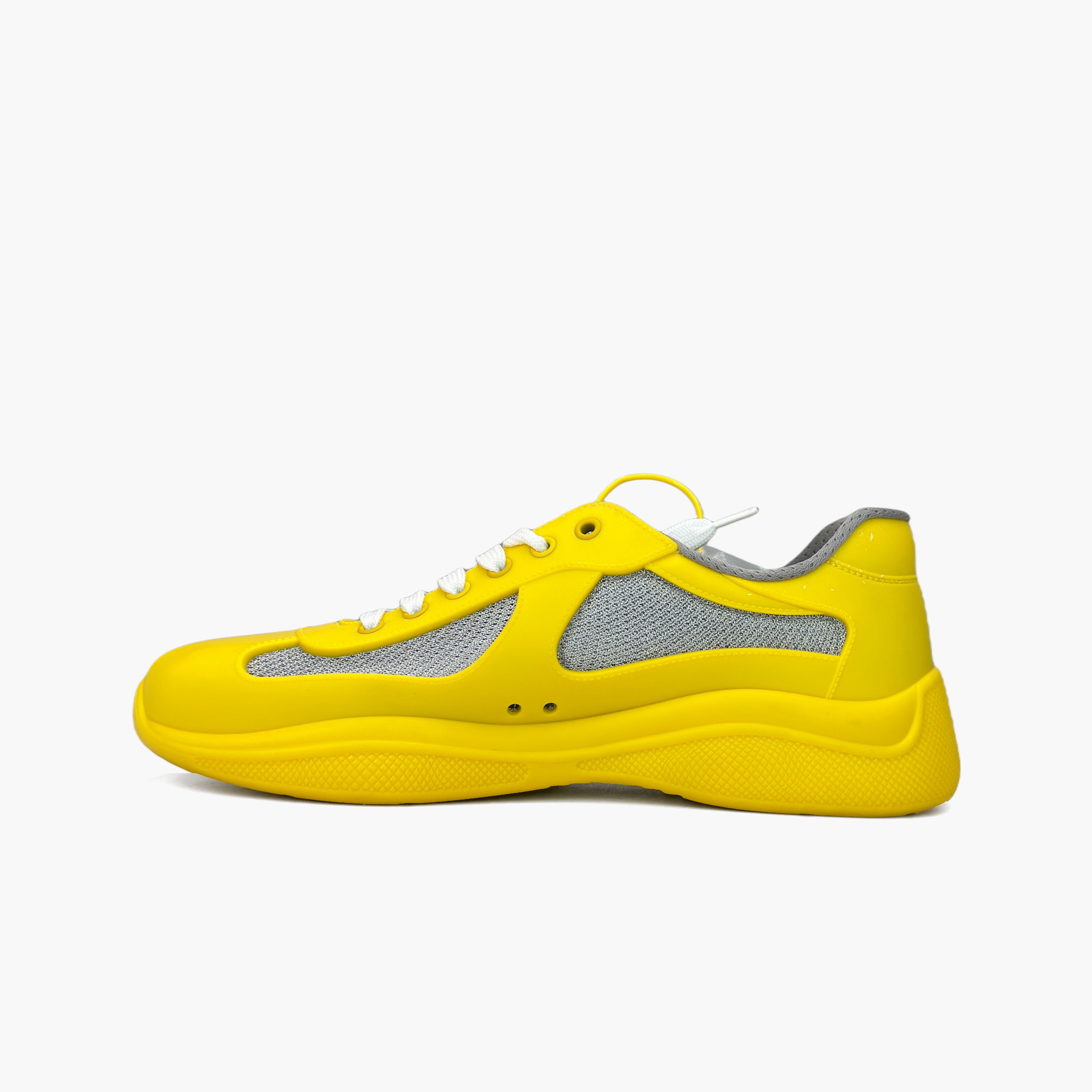 Prada Prada America's Cup Low-Top Sneakers Yellow Size US 8 / EU 4 Size US 8 / EU 41 - 3 Thumbnail