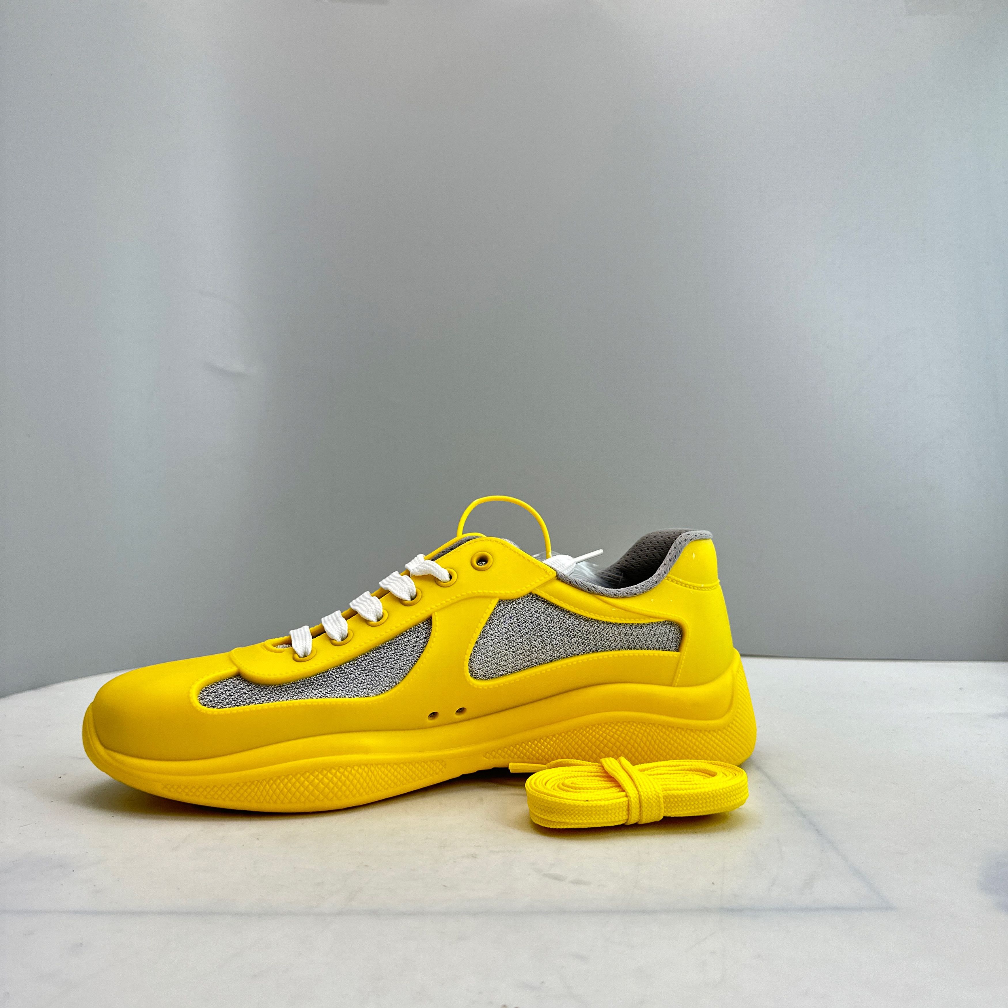 Prada Prada America's Cup Low-Top Sneakers Yellow Size US 8 / EU 4 Size US 8 / EU 41 - 10 Thumbnail