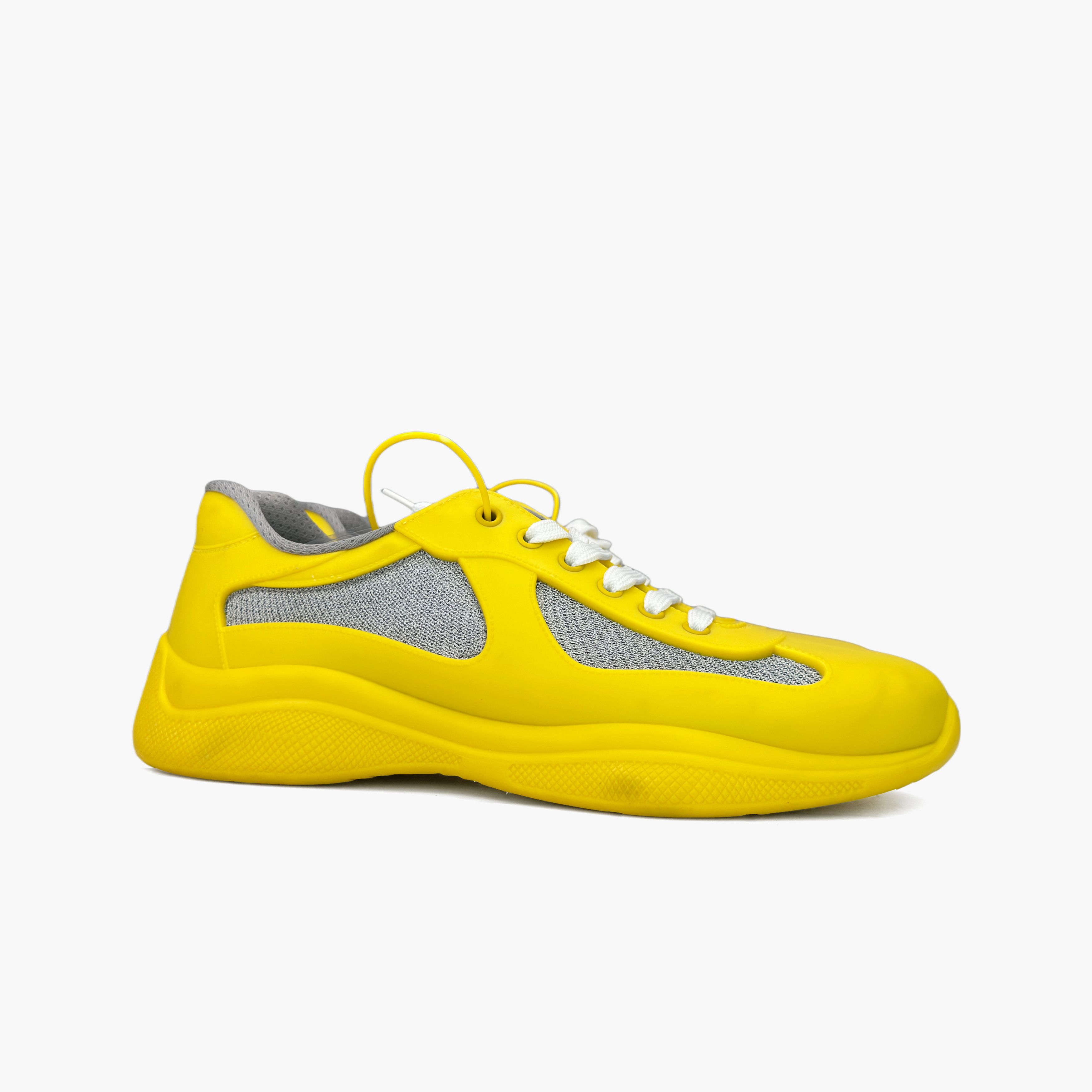 Prada Prada America's Cup Low-Top Sneakers Yellow Size US 8 / EU 4 Size US 8 / EU 41 - 4 Thumbnail