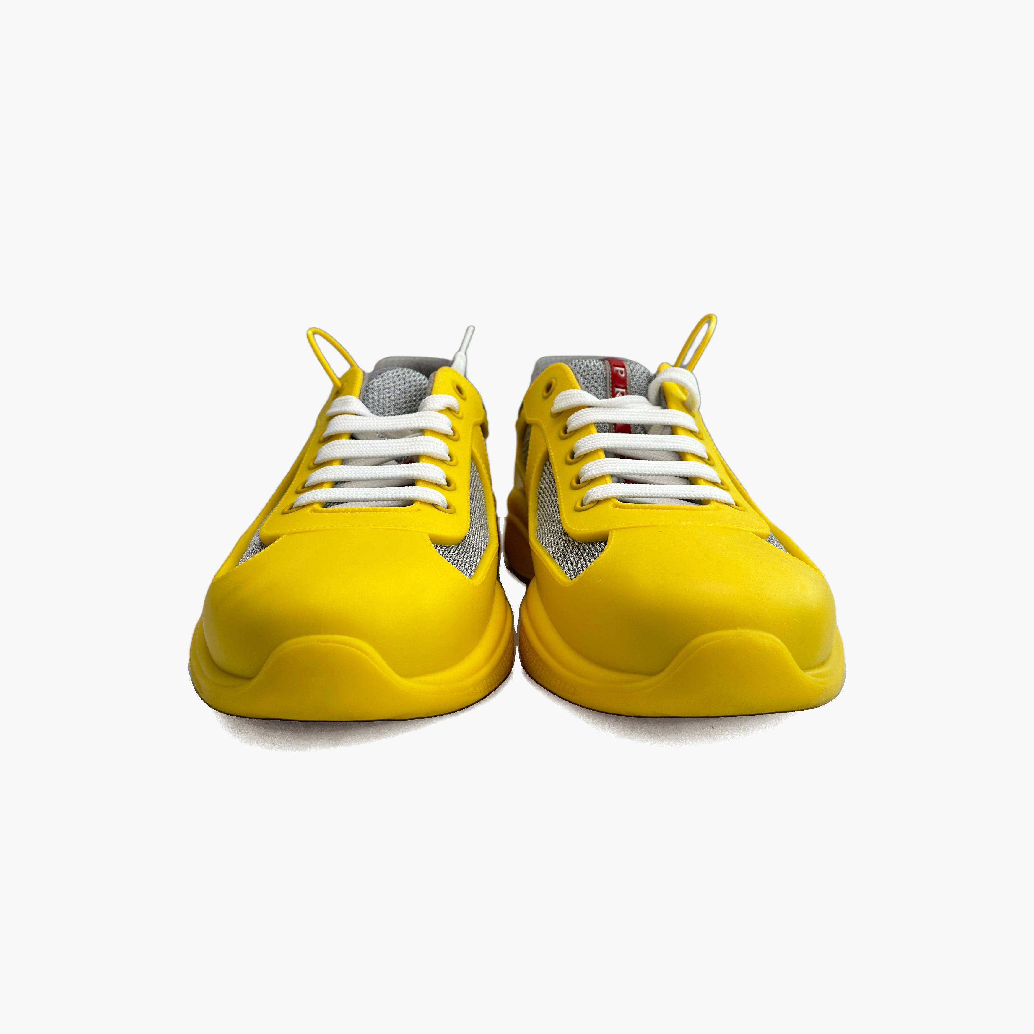 Prada Prada America's Cup Low-Top Sneakers Yellow Size US 8 / EU 4 Size US 8 / EU 41 - 5 Thumbnail